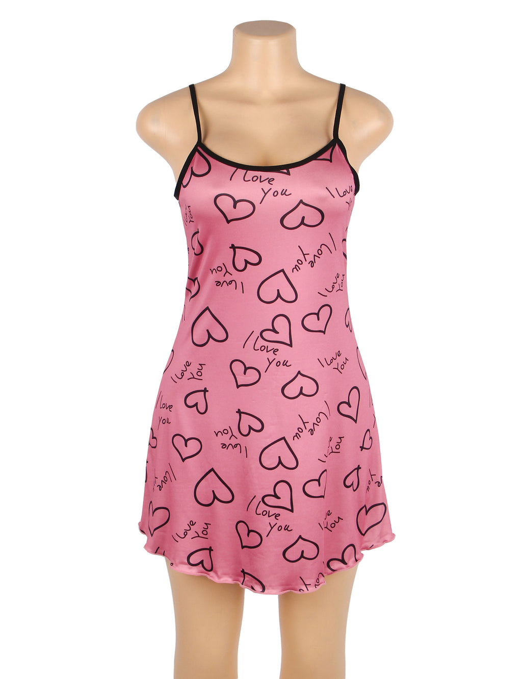 Velour & Co Women's Lace Nightdress Pink - Women's Sleepwear