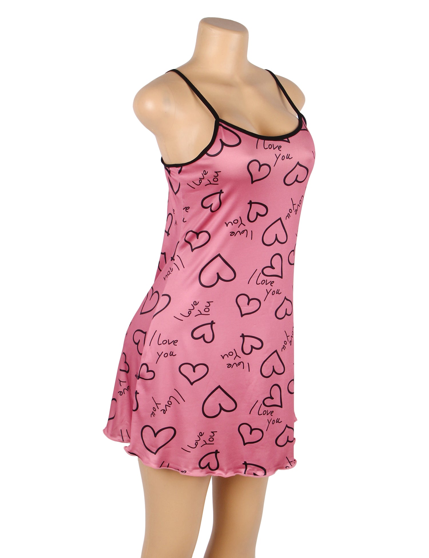 Velour & Co Women's Lace Nightdress Pink - Women's Sleepwear