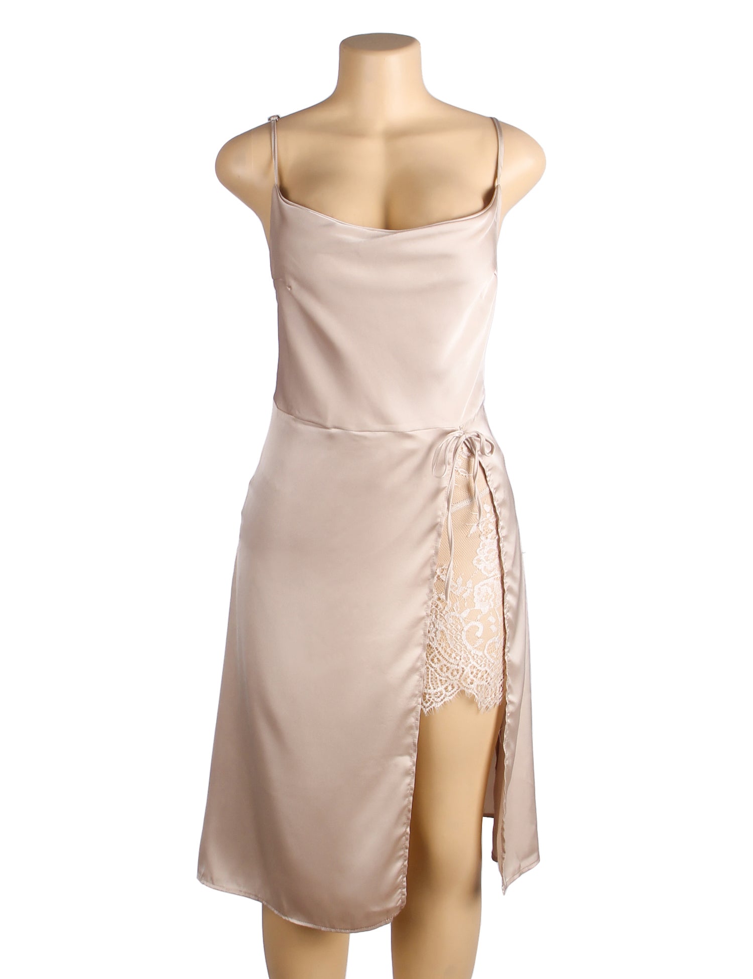 Velour & Co Women's Lace Nightdress Nude - Women's Sleepwear