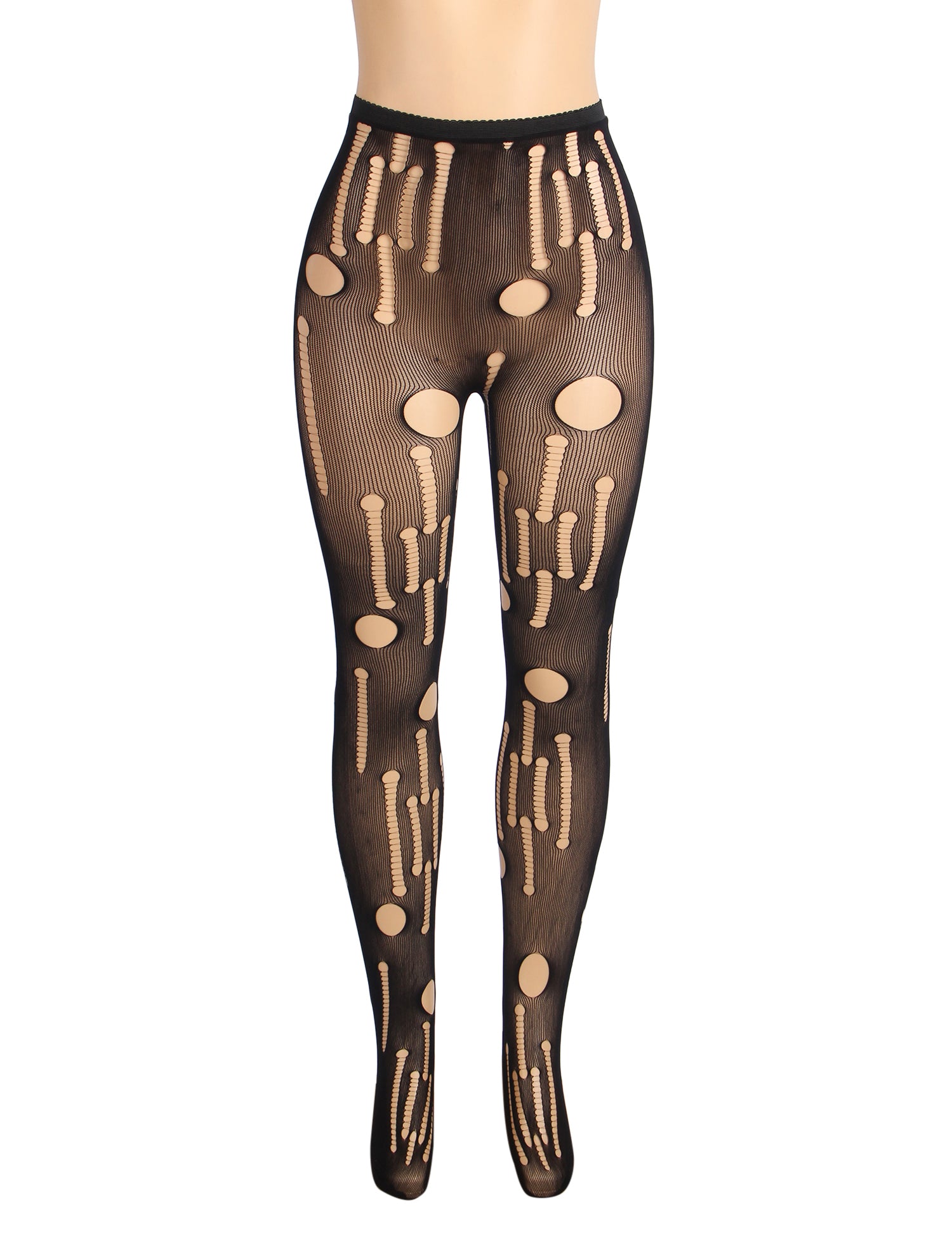 Velour & Co Women's Lace Top Stockings Black - Hold-Up Hosiery