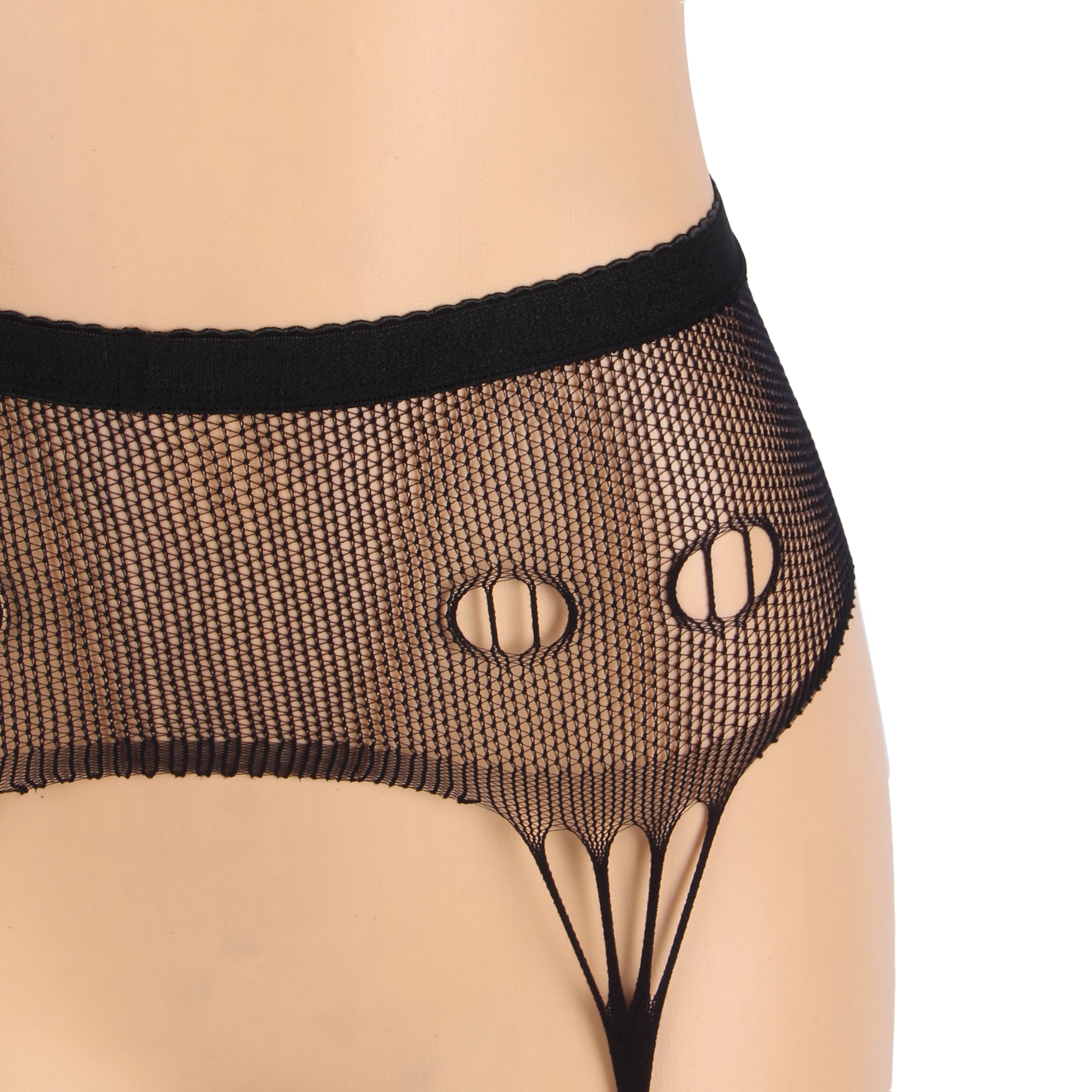 Velour & Co Women's Lace Top Stockings Black - Hold-Up Hosiery