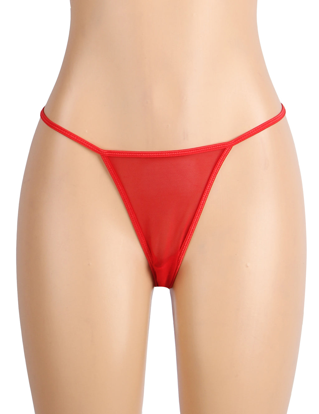 Velour & Co Women's Lace Babydoll Red