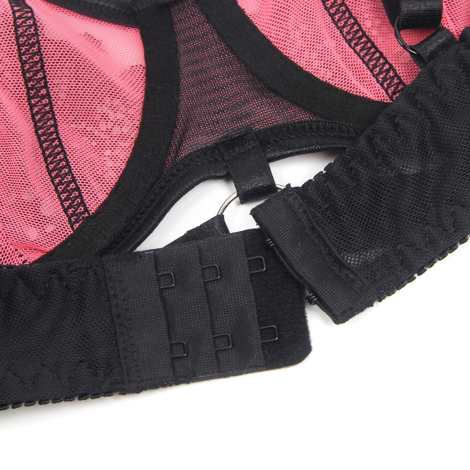 Velour & Co Women's Matching Bra & Knickers Set Pink - Lingerie Set