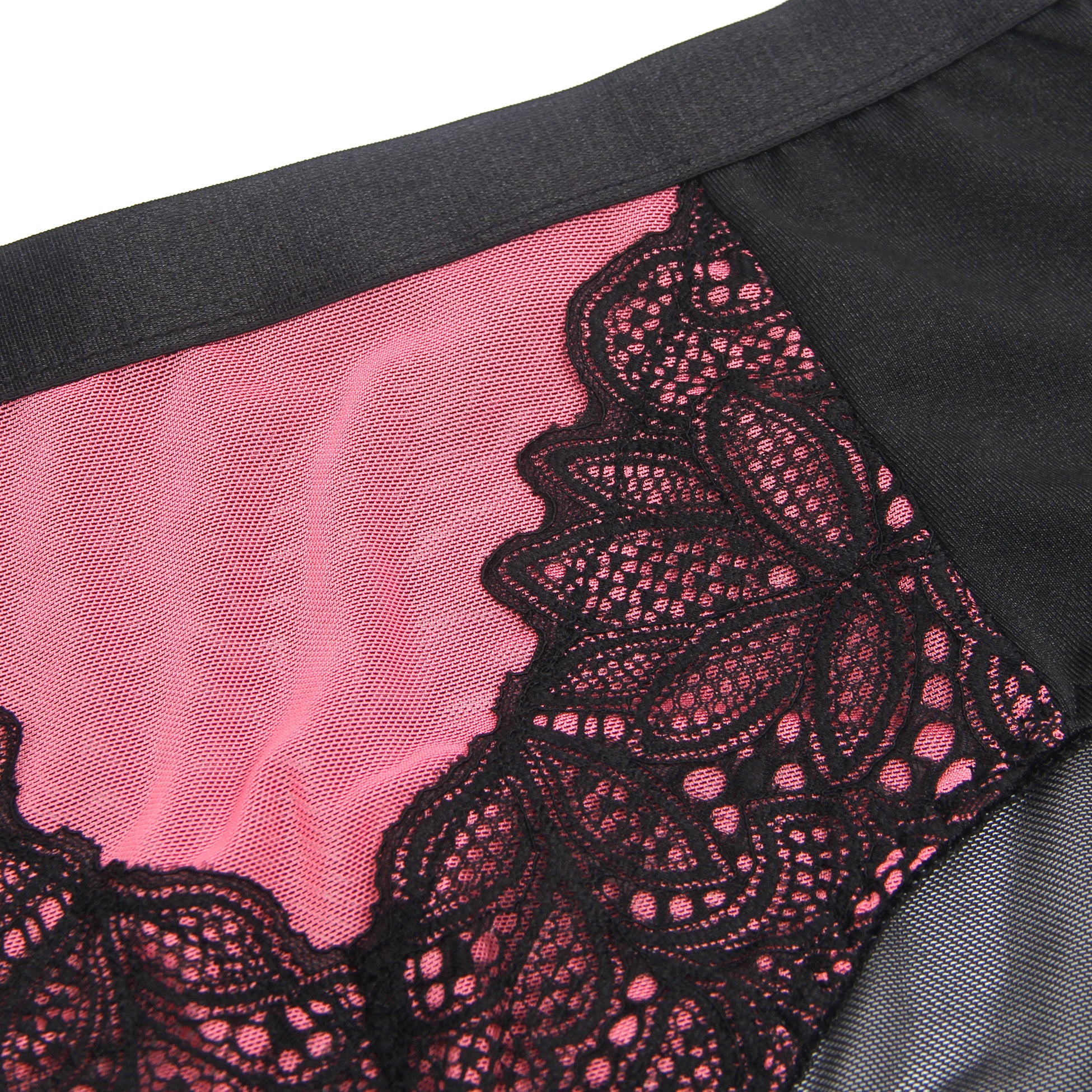 Velour & Co Women's Matching Bra & Knickers Set Pink - Lingerie Set