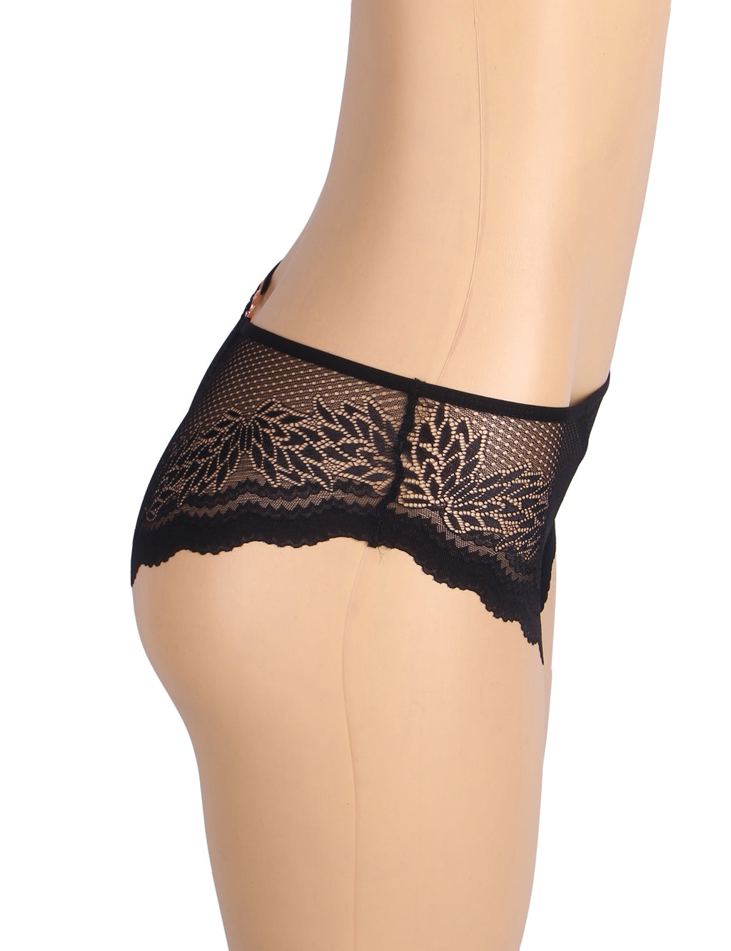 Velour & Co Women's Lace Knickers Black - Women's Underwear