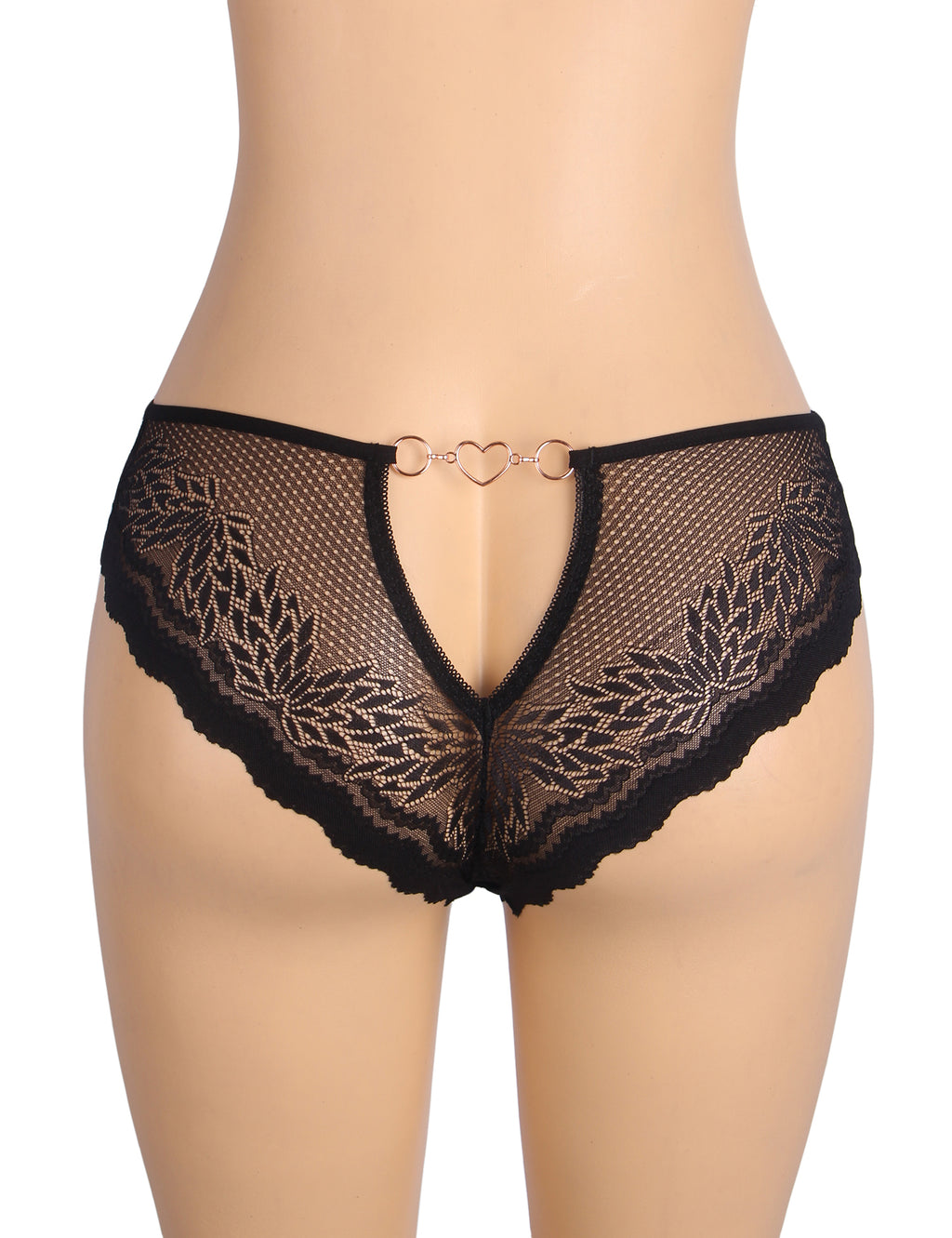 Velour & Co Women's Lace Knickers Black - Women's Underwear
