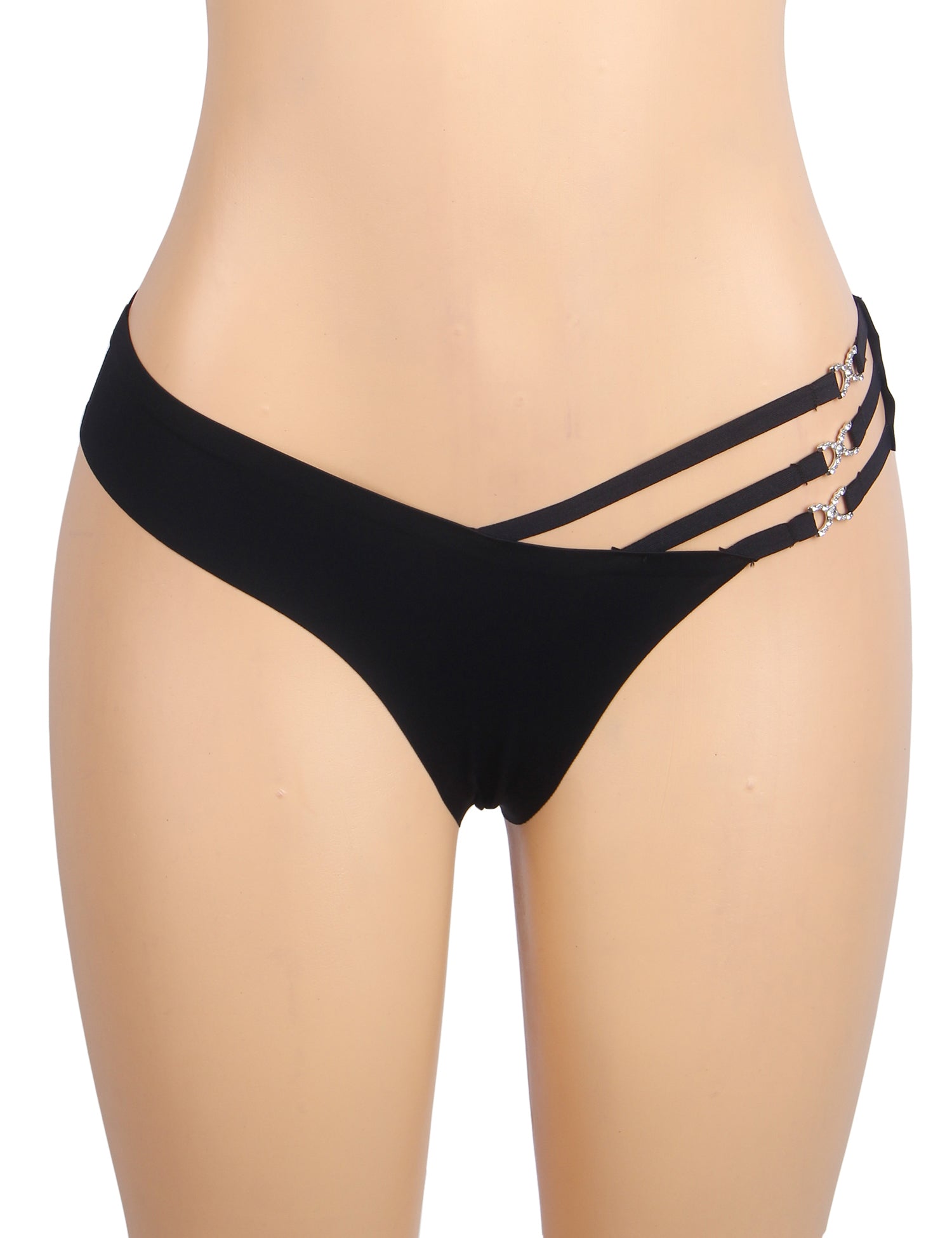 Velour & Co Women's Lace Knickers Black - Women's Underwear