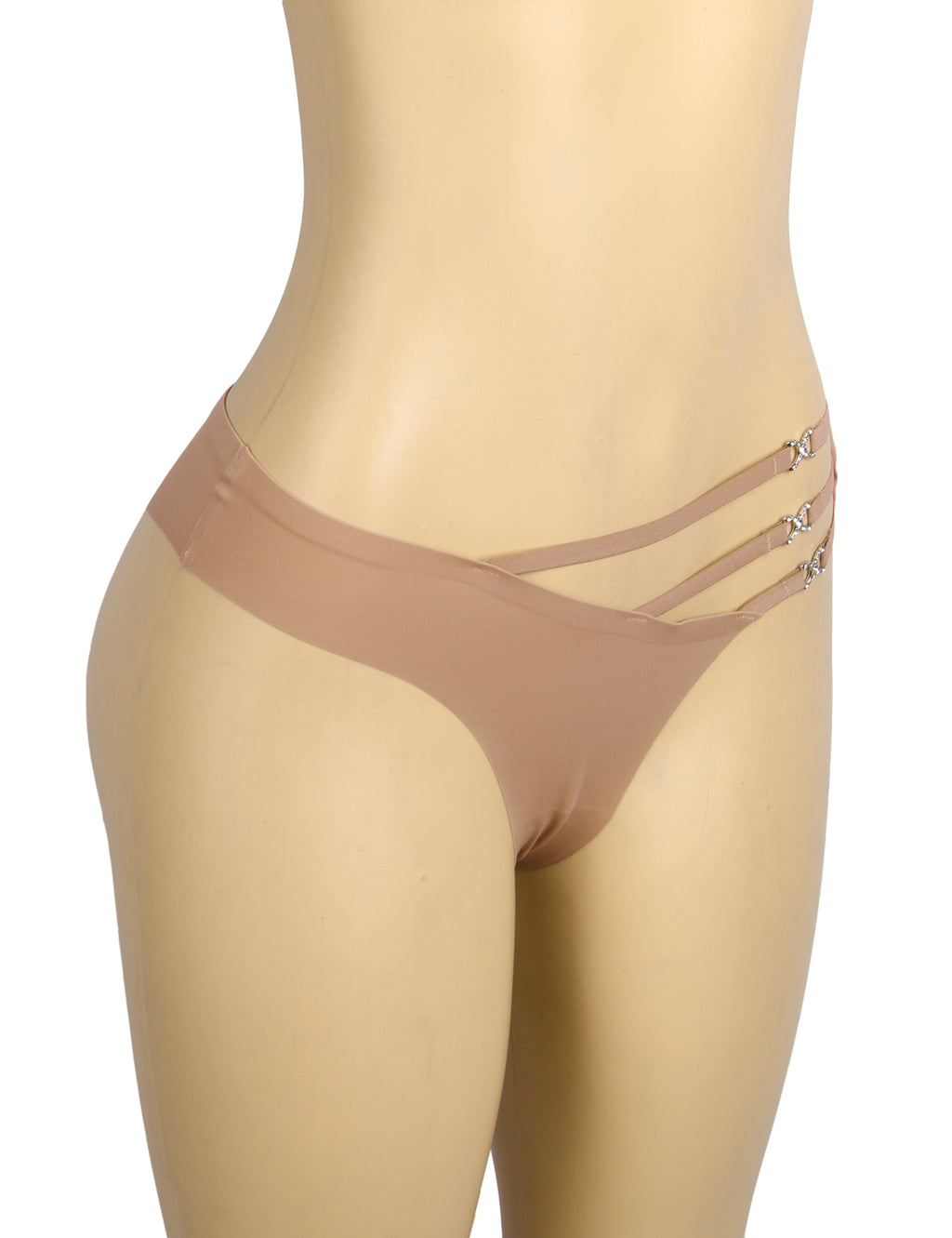 Velour & Co Women's Lace Knickers Brown - Women's Underwear