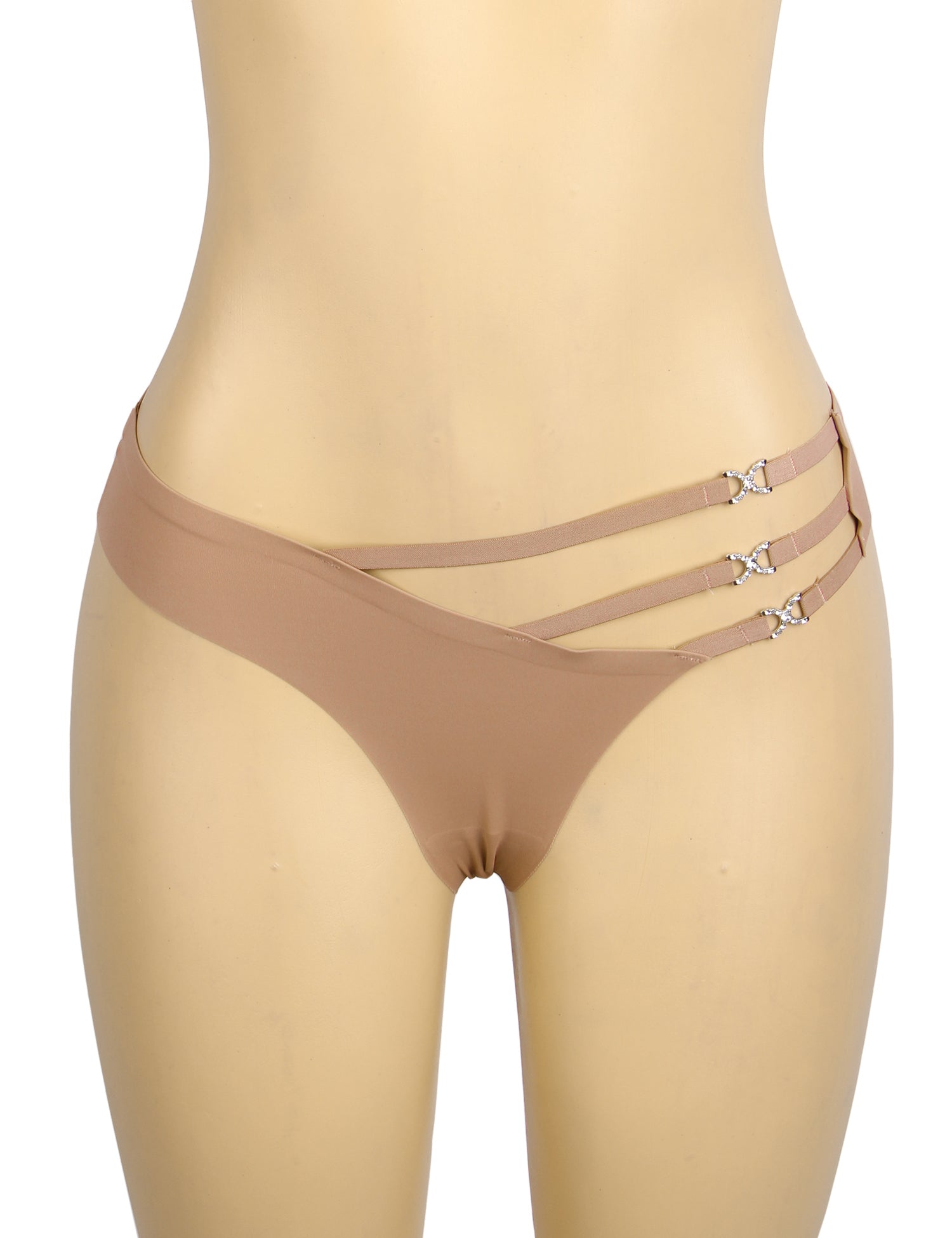 Velour & Co Women's Lace Knickers Brown - Women's Underwear