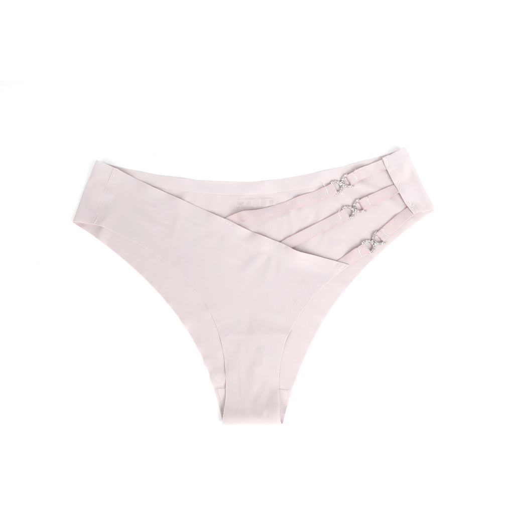 Velour & Co Women's Lace Knickers Pink - Women's Underwear