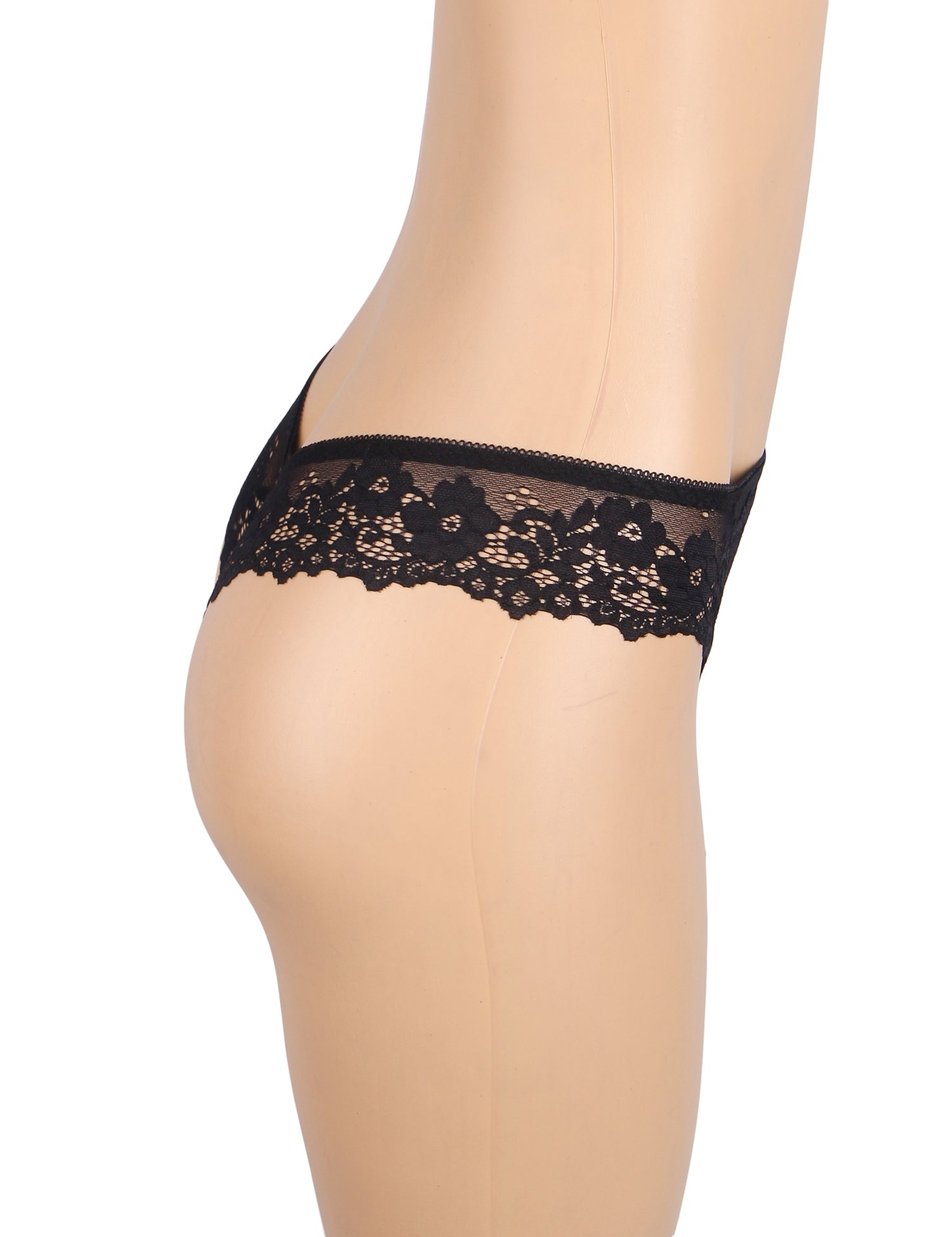 Velour & Co Women's Lace Knickers Black - Women's Underwear