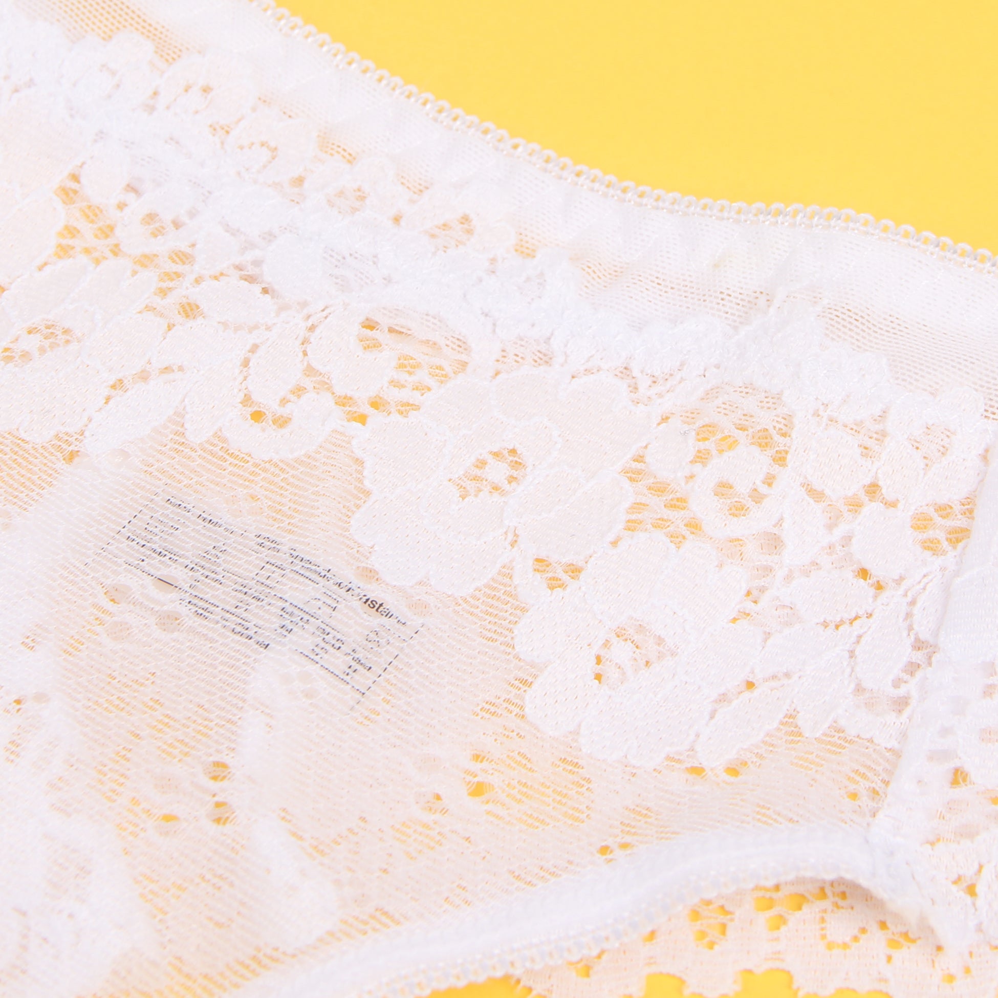 Velour & Co Women's Lace Knickers White - Women's Underwear