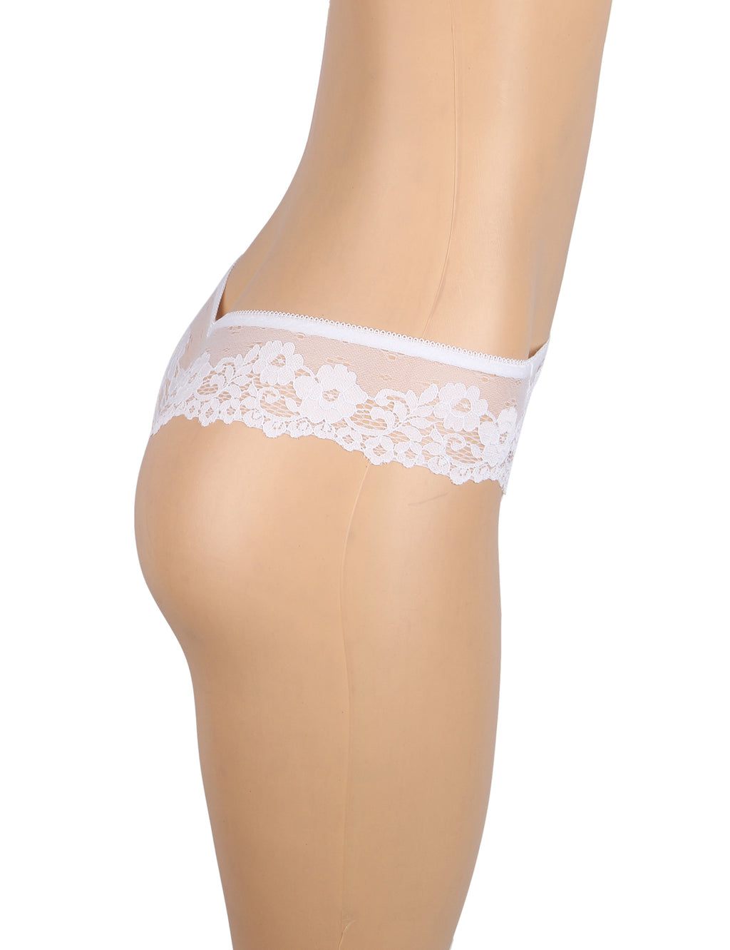 Velour & Co Women's Lace Knickers White - Women's Underwear