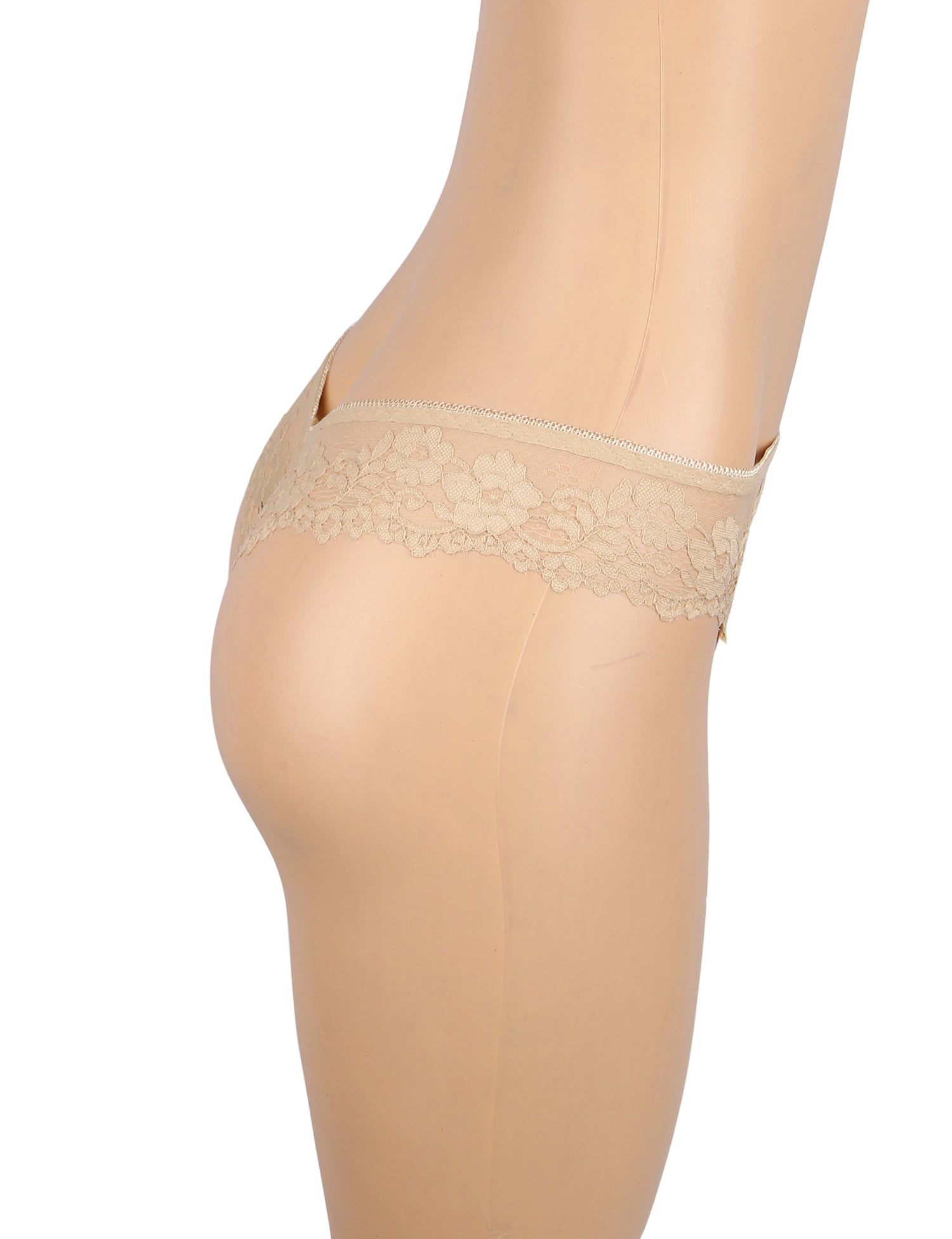 Velour & Co Women's Lace Knickers Nude - Women's Underwear