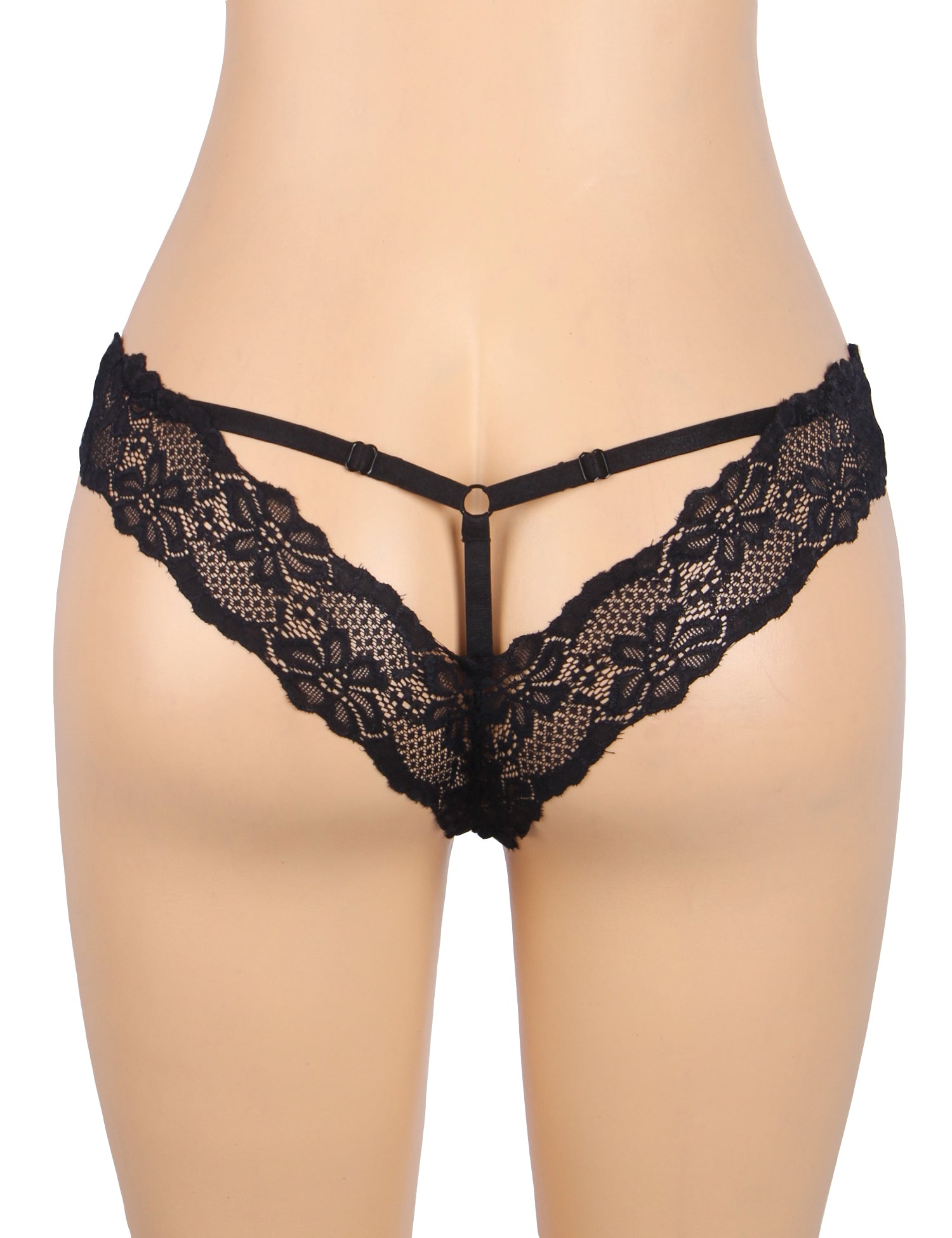 Velour & Co Women's Lace Knickers Black - Women's Underwear