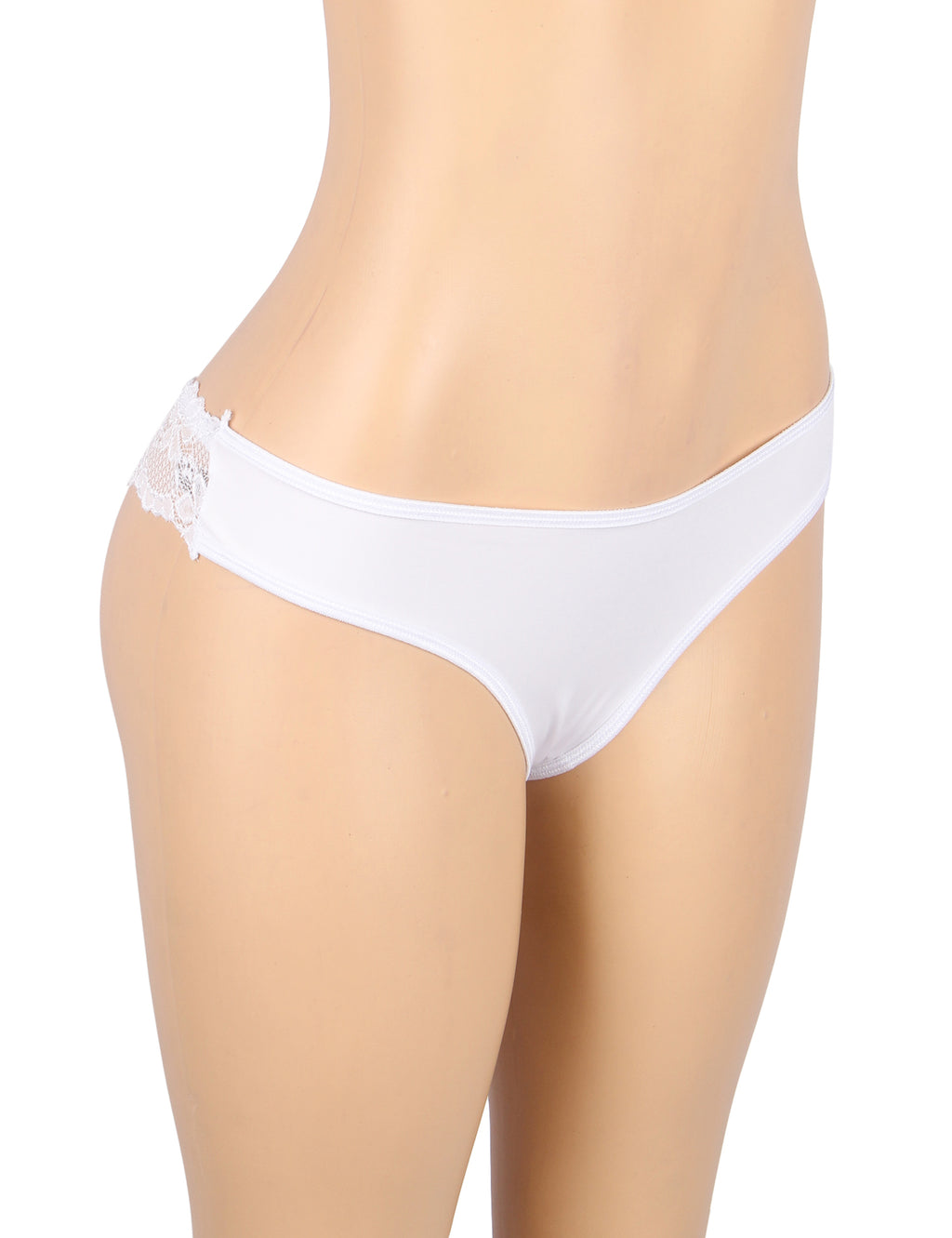 Velour & Co Women's Lace Knickers White - Women's Underwear