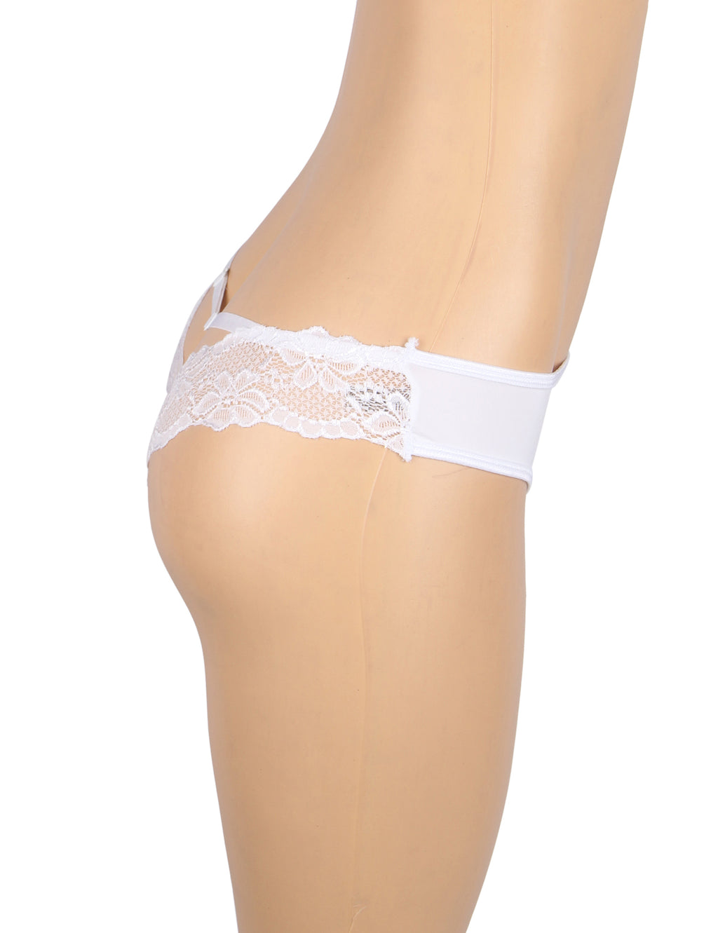 Velour & Co Women's Lace Knickers White - Women's Underwear