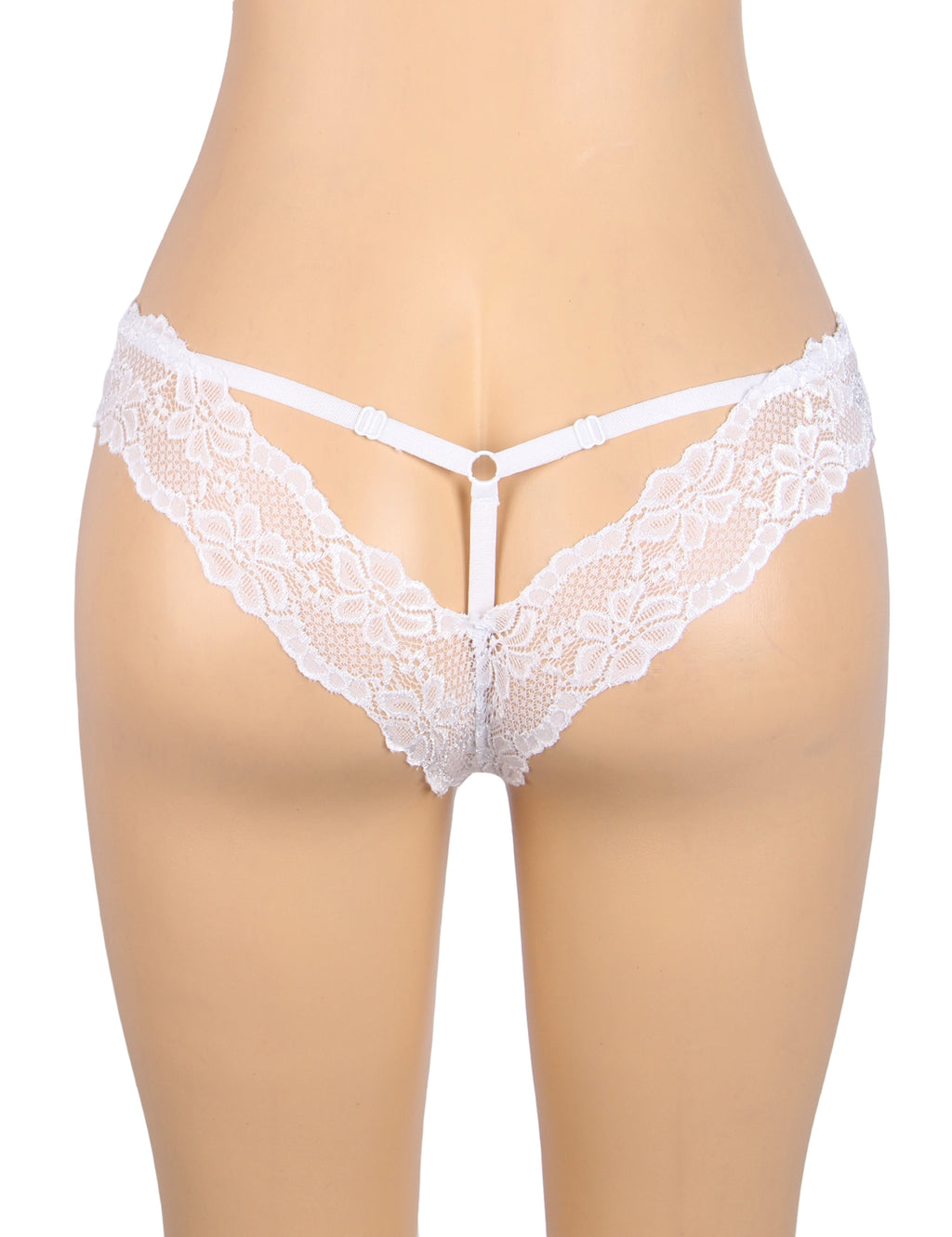 Velour & Co Women's Lace Knickers White - Women's Underwear