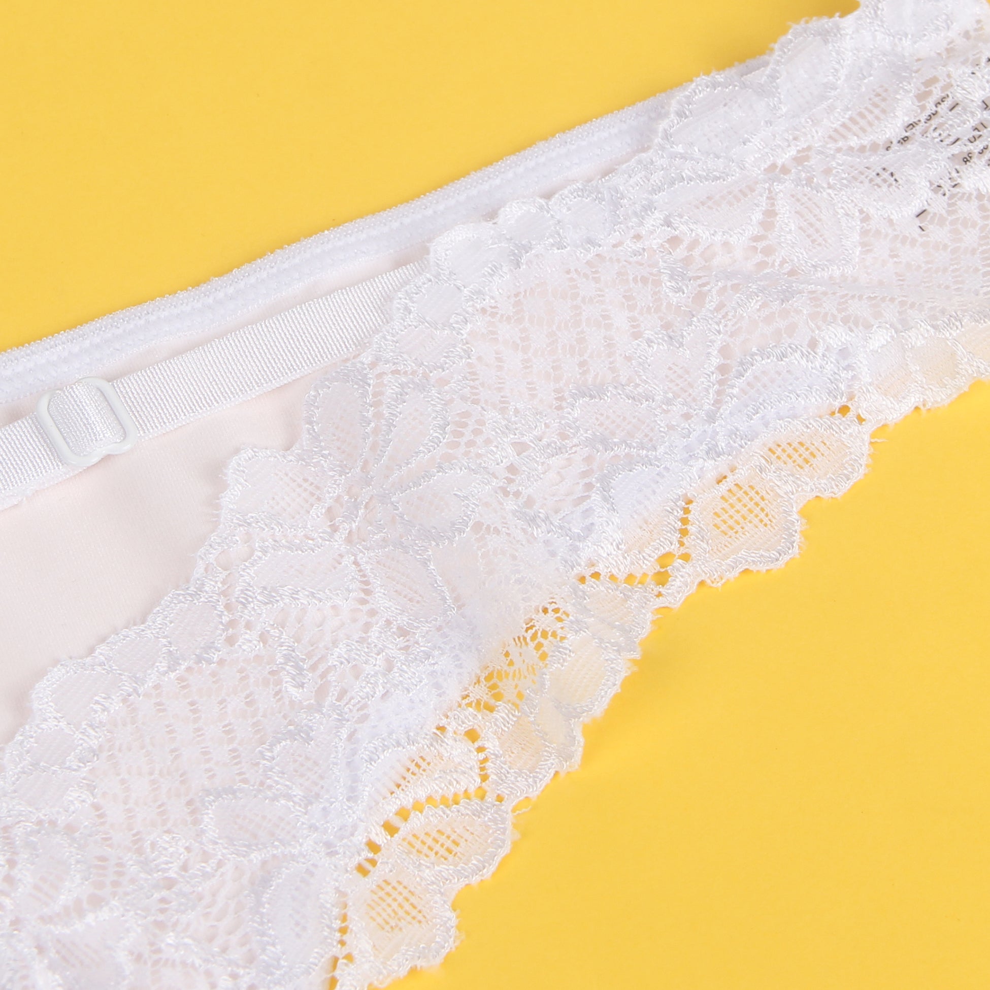 Velour & Co Women's Lace Knickers White - Women's Underwear