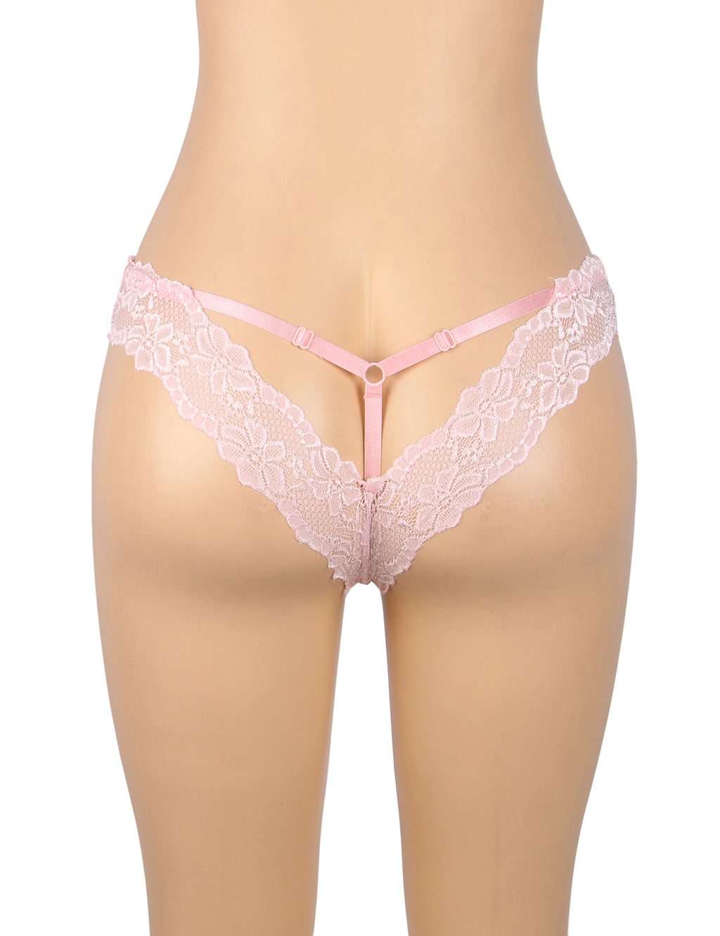 Velour & Co Women's Lace Knickers Pink - Women's Underwear