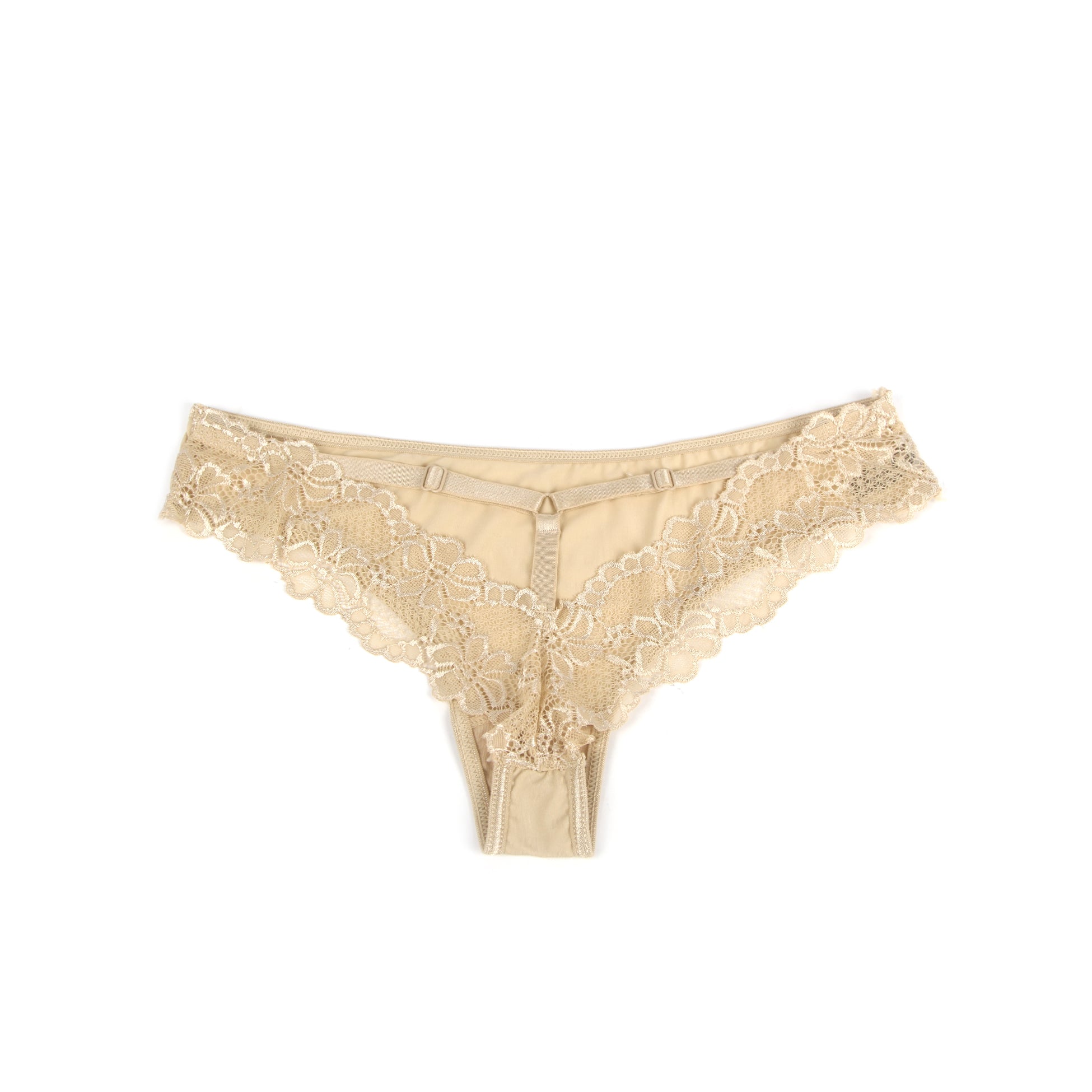 Velour & Co Women's Lace Knickers Nude - Women's Underwear