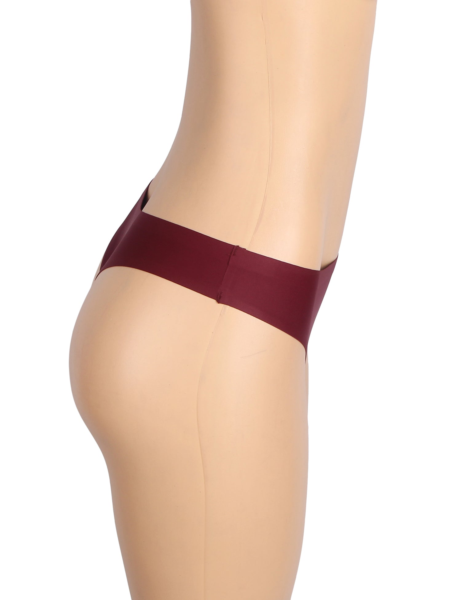 Velour & Co Women's Lace Knickers Burgundy - Women's Underwear