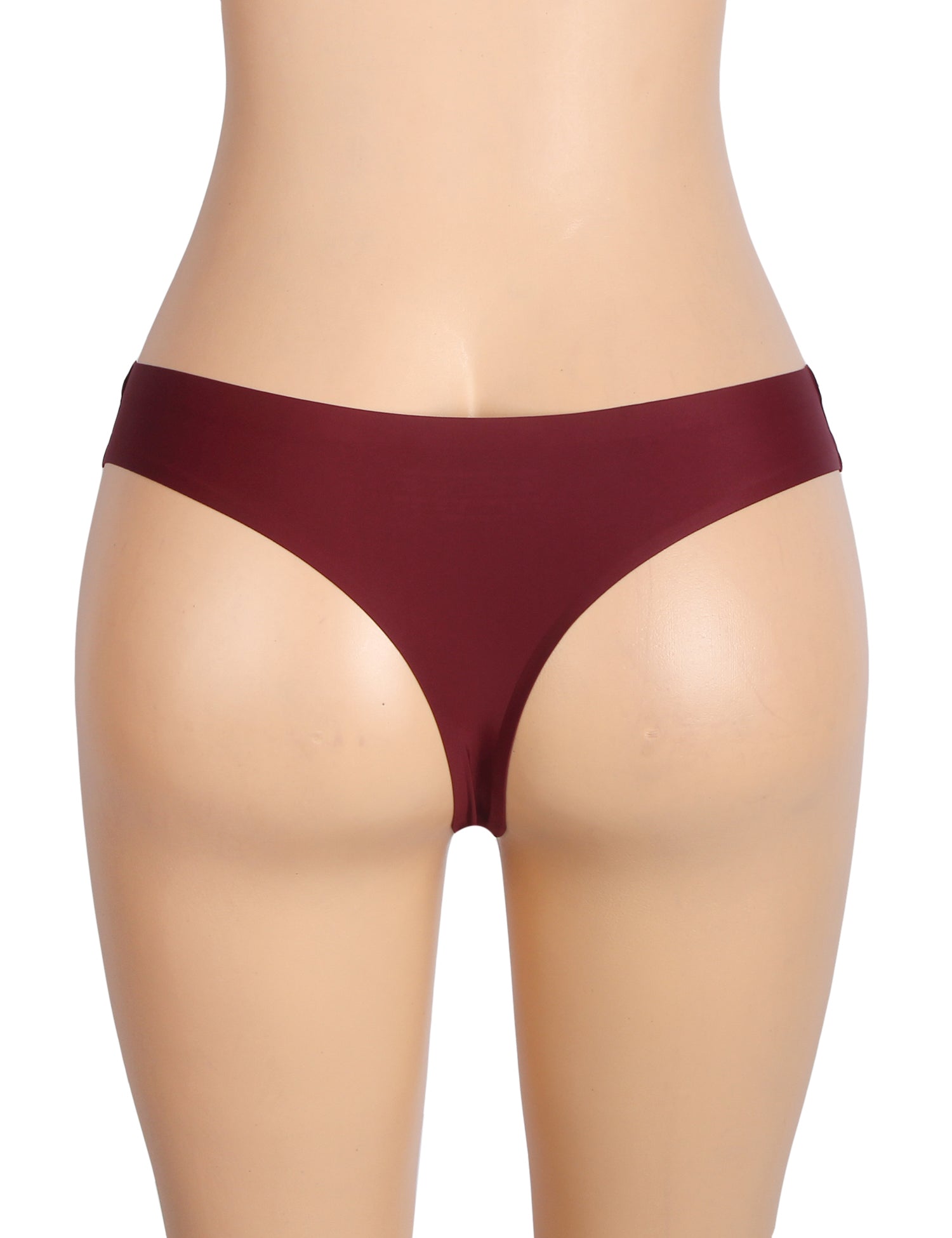 Velour & Co Women's Lace Knickers Burgundy - Women's Underwear