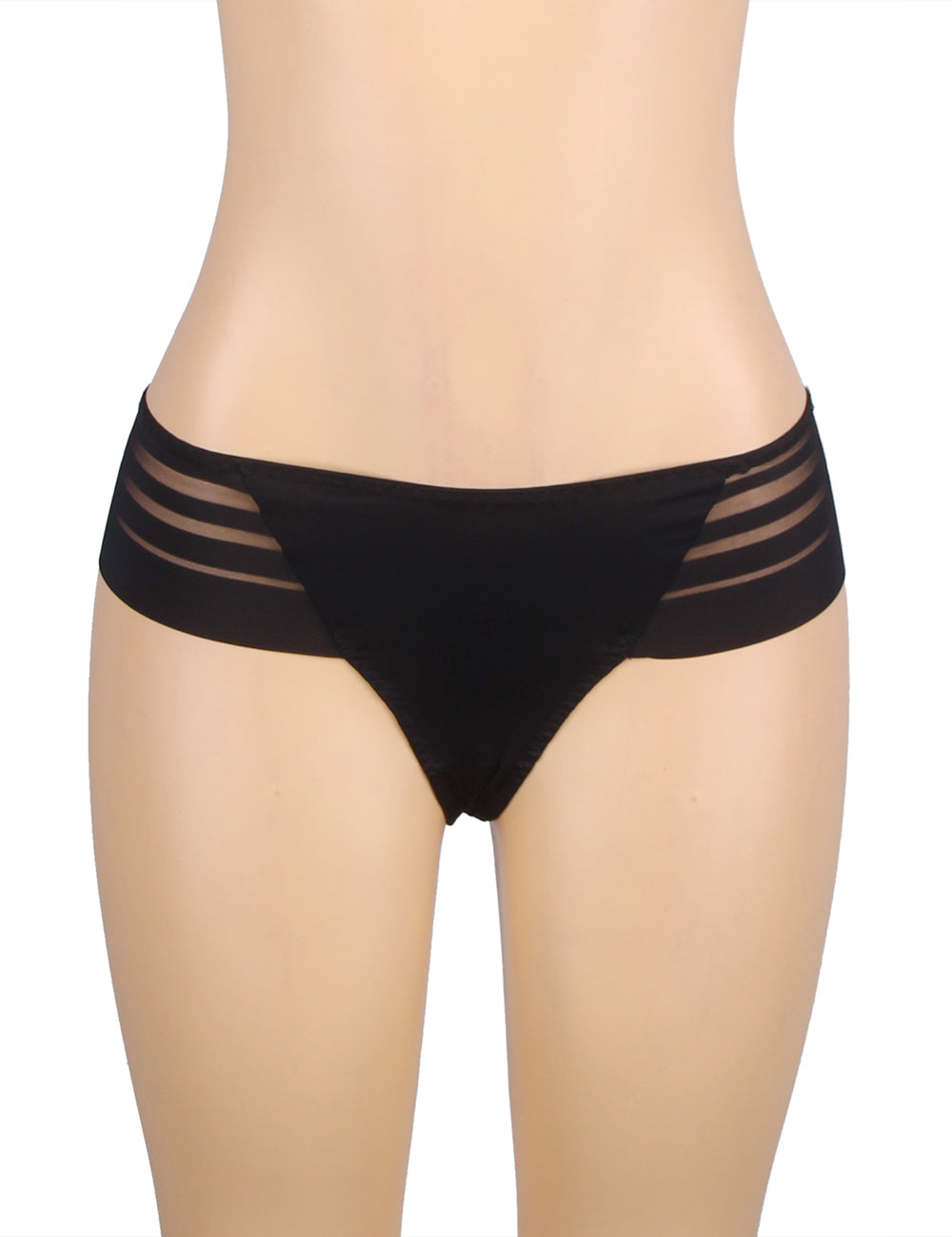 Velour & Co Women's Lace Knickers Black - Women's Underwear