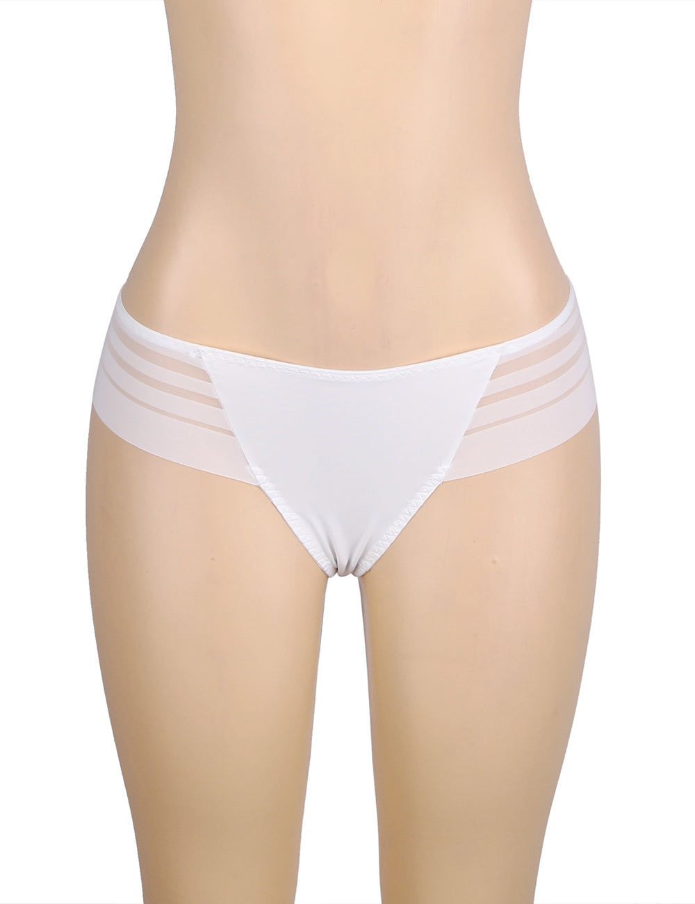 Velour & Co Women's Lace Knickers White - Women's Underwear