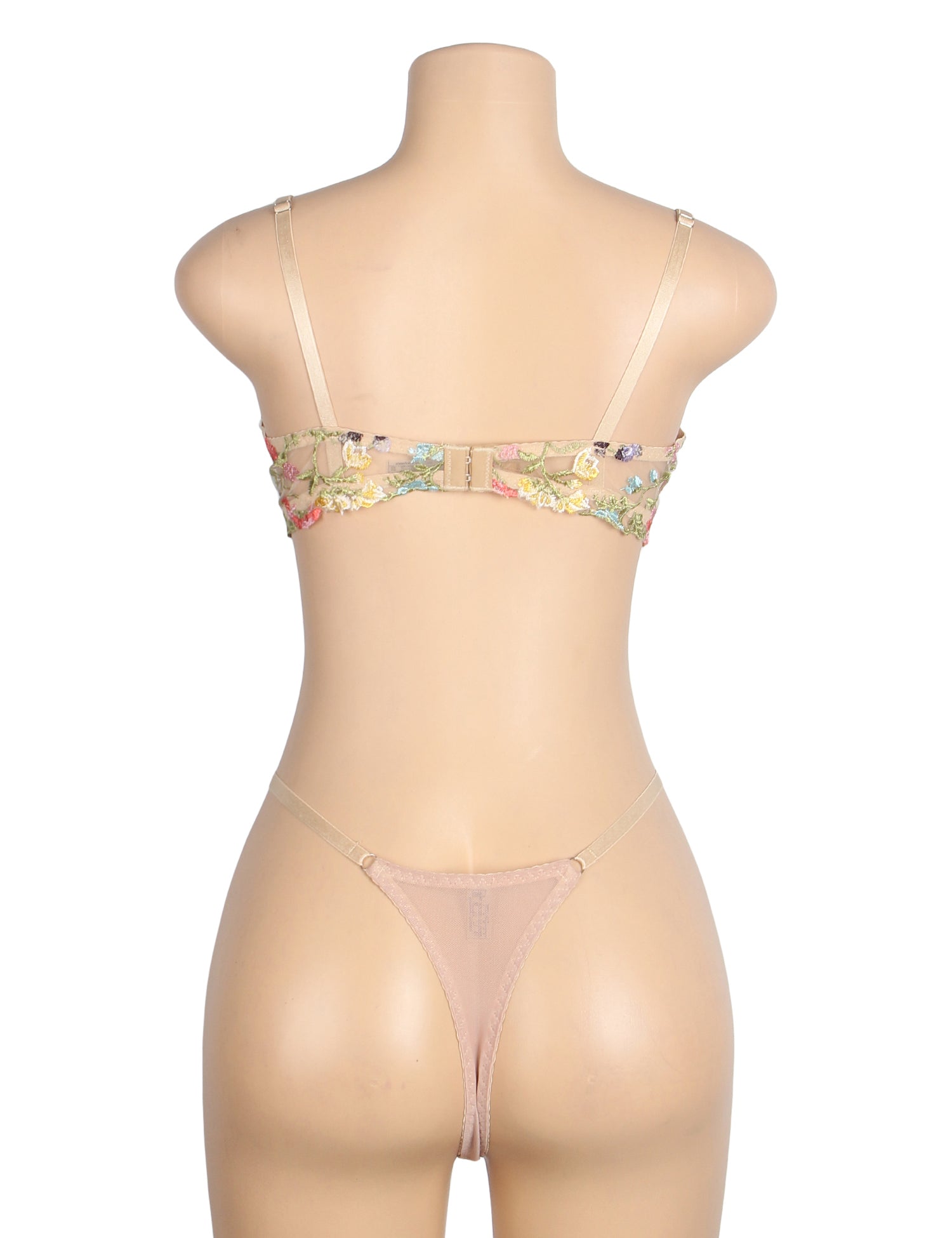 Velour & Co Women's Matching Bra & Knickers Set Yellow - Lingerie Set