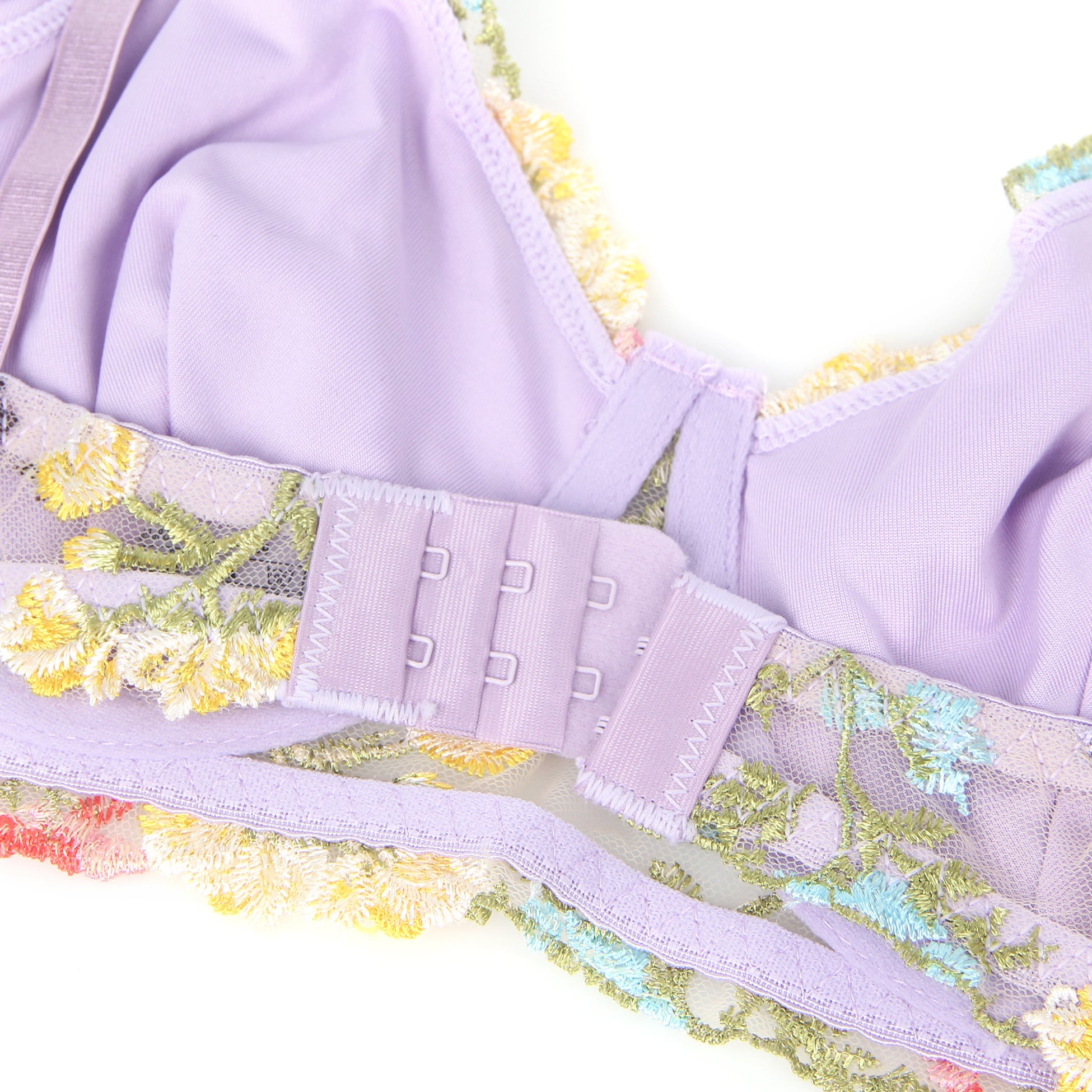 Velour & Co Women's Matching Bra & Knickers Set Purple - Lingerie Set