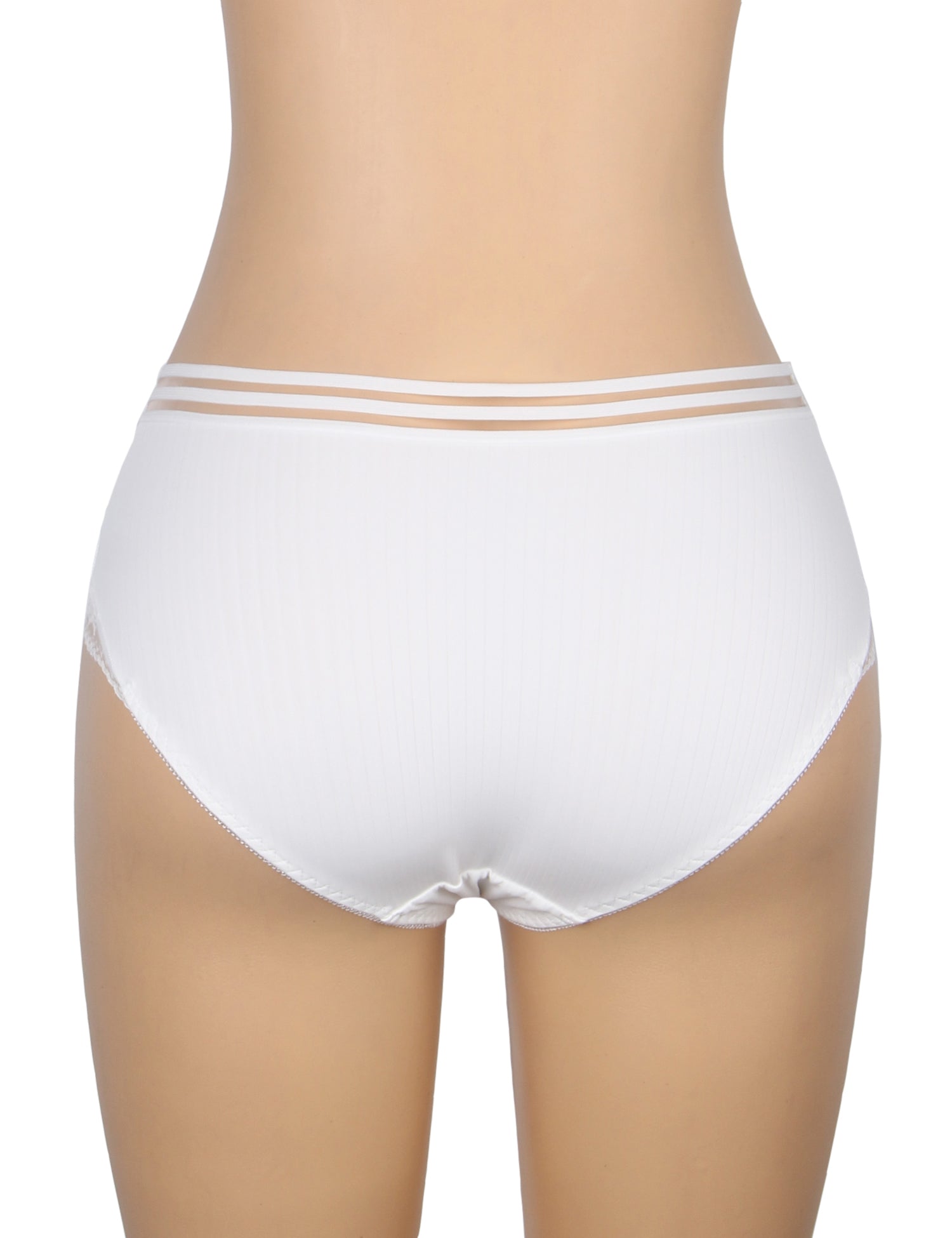 Velour & Co Women's Lace Knickers White - Women's Underwear