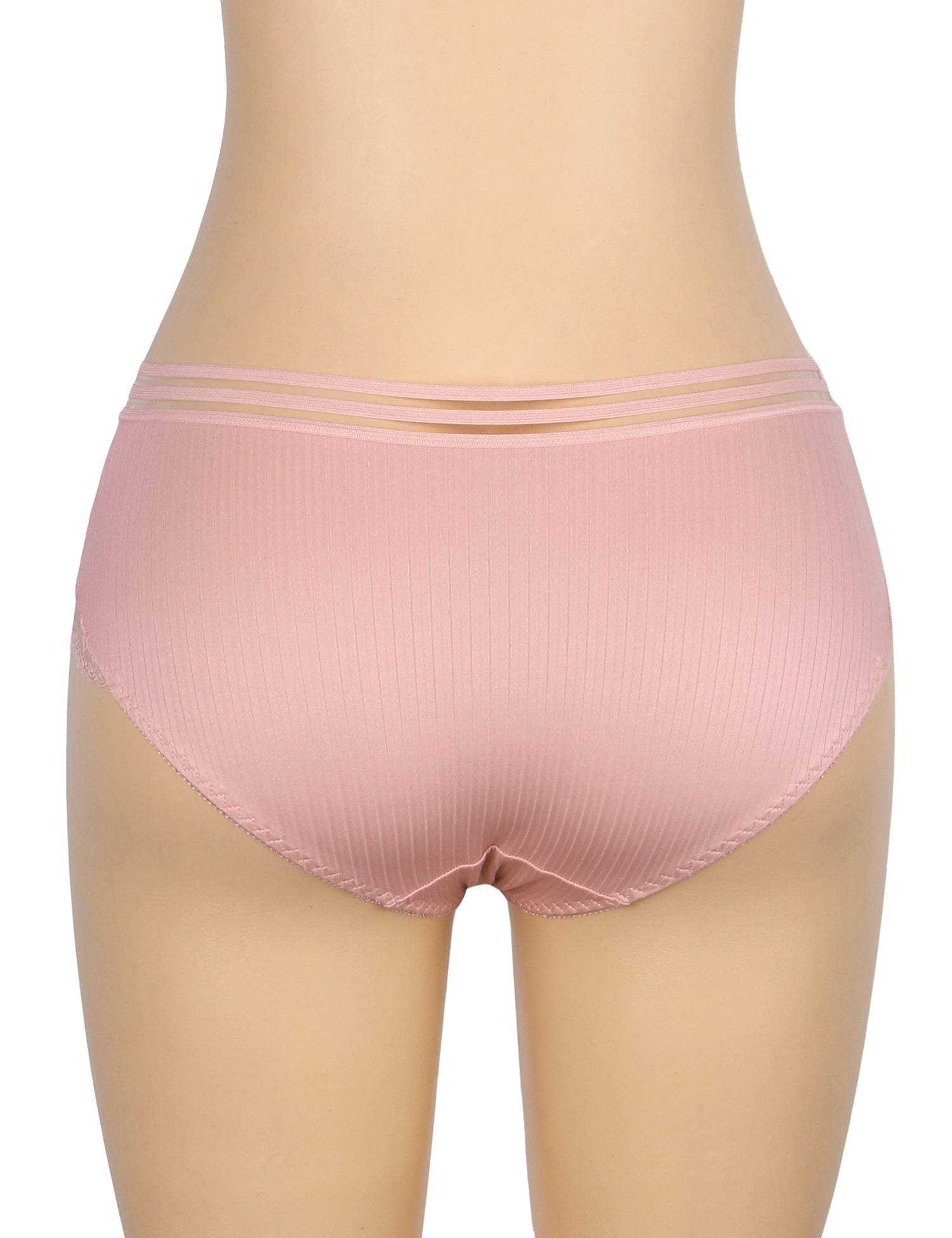 Velour & Co Women's Lace Knickers Pink - Women's Underwear
