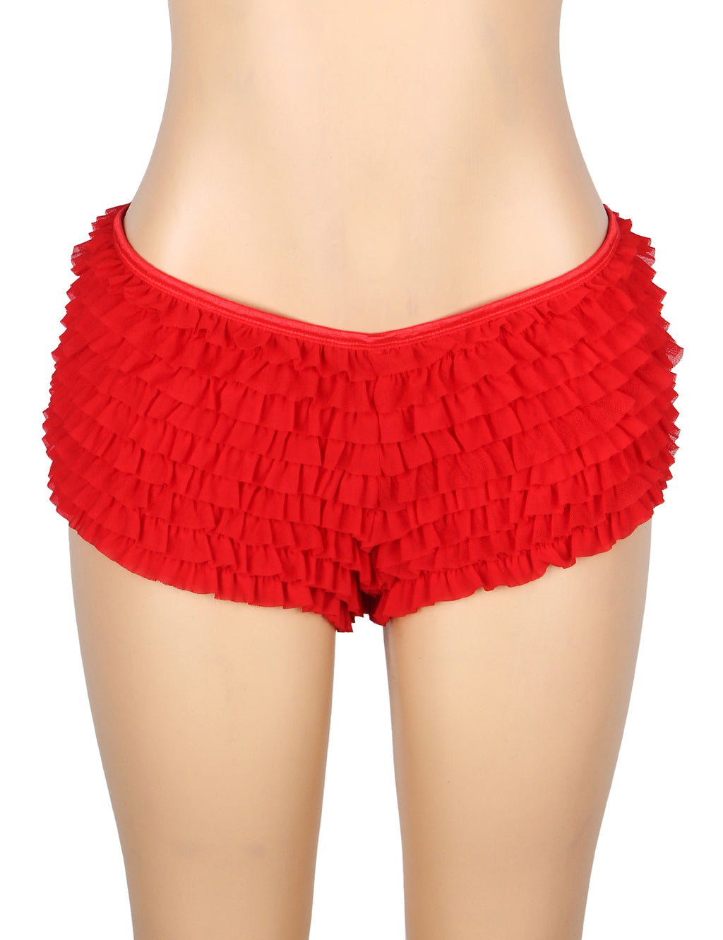 Velour & Co Women's Lace Knickers Red - Women's Underwear