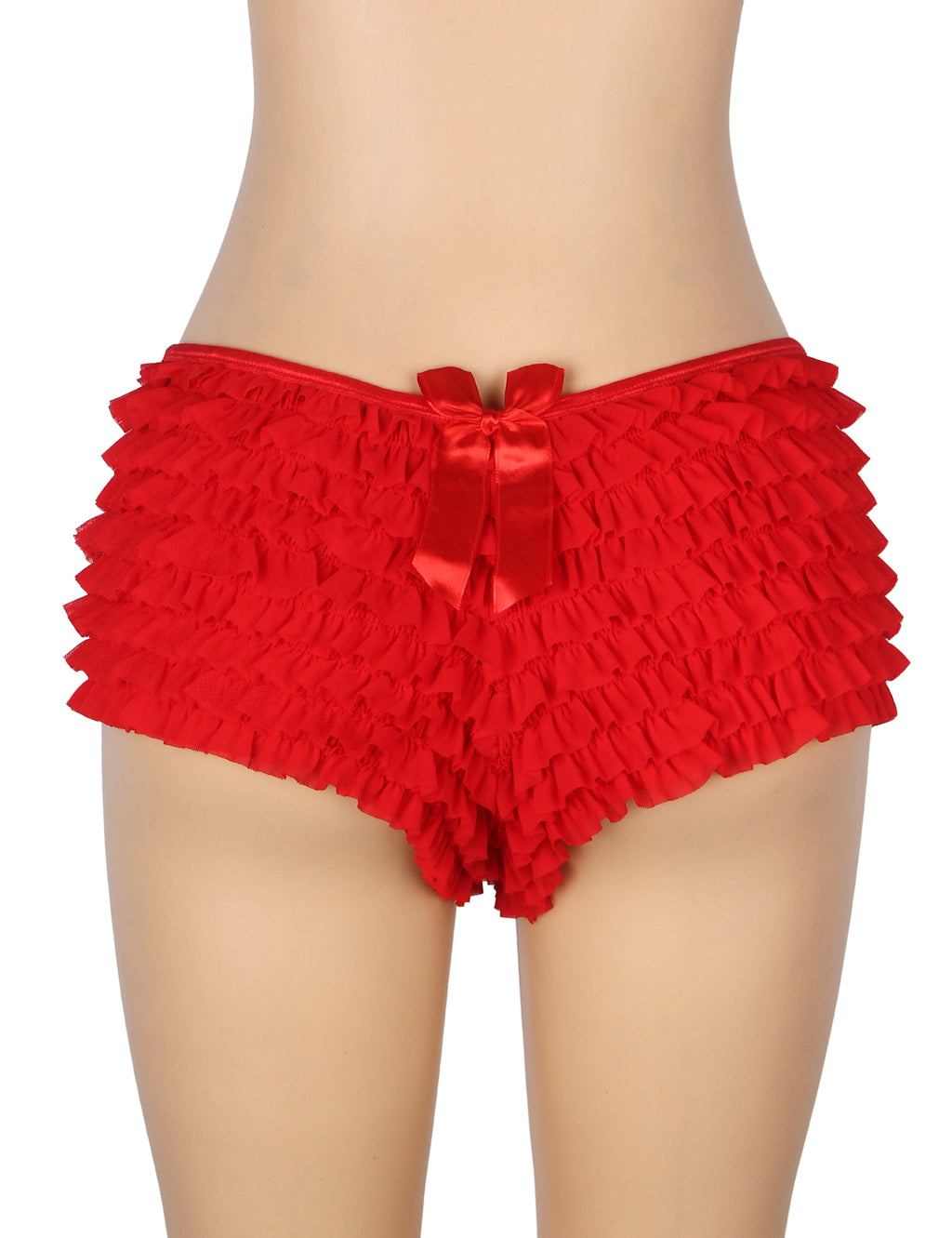 Velour & Co Women's Lace Knickers Red - Women's Underwear