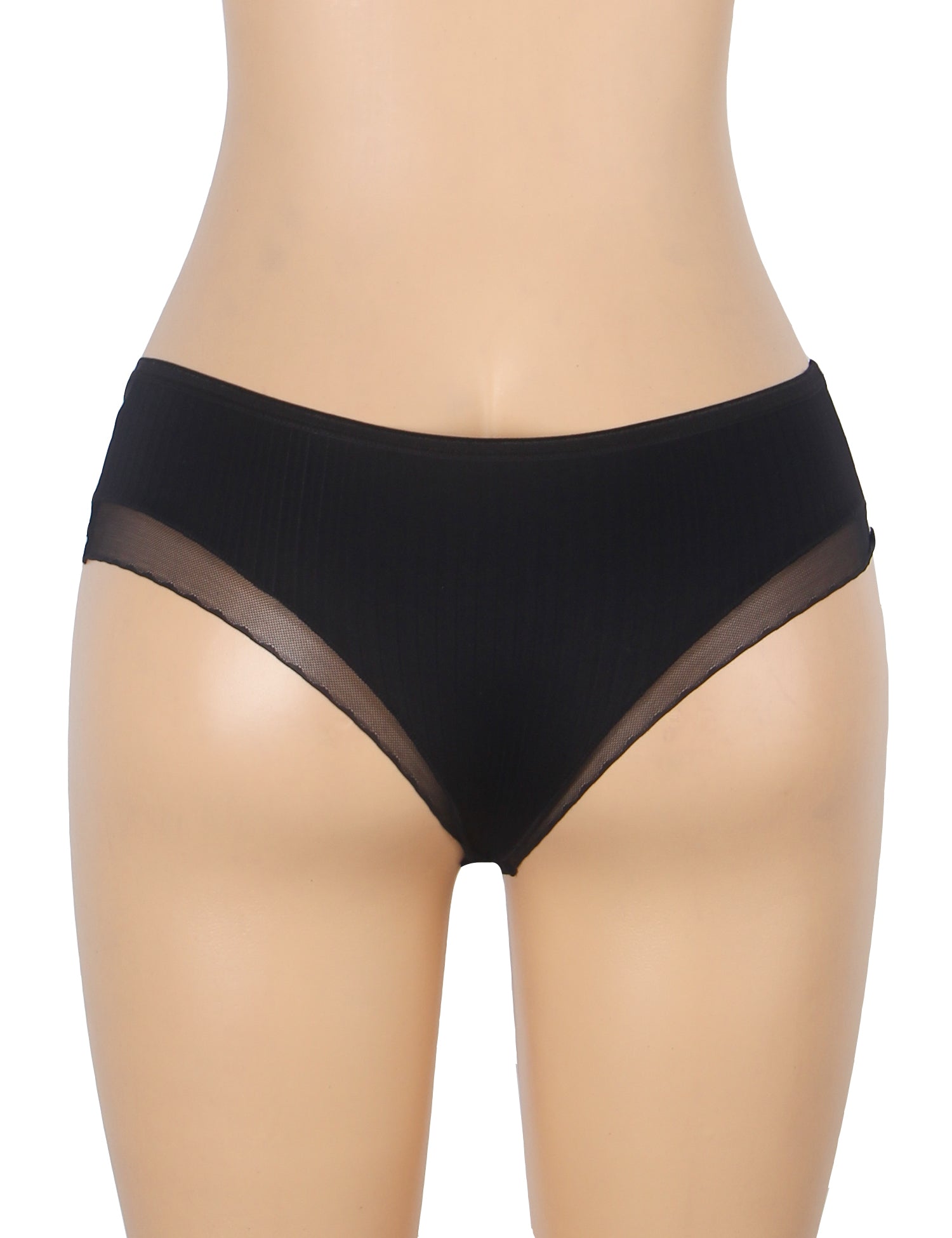 Velour & Co Women's Lace Knickers Black - Women's Underwear