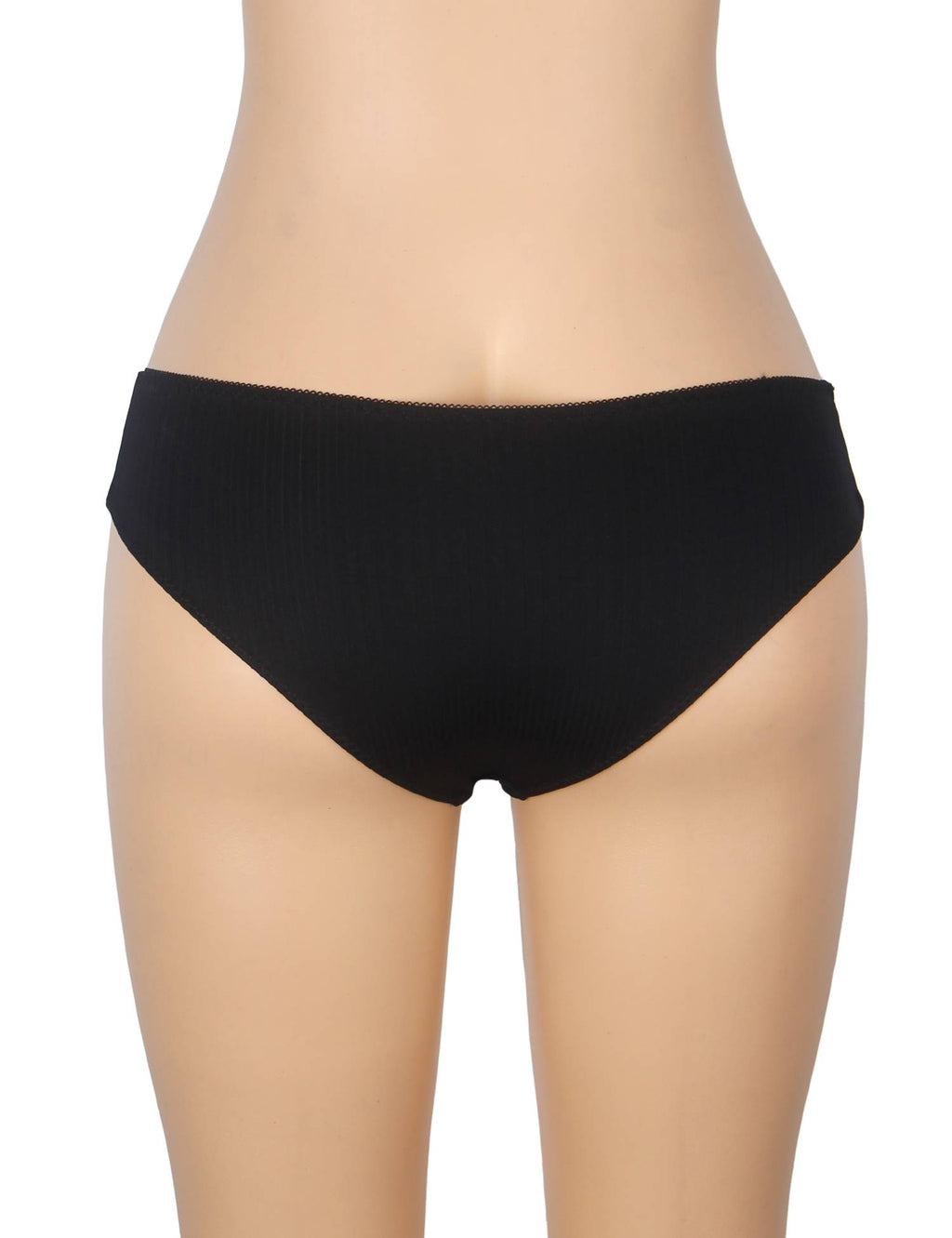 Velour & Co Women's Lace Knickers Black - Women's Underwear