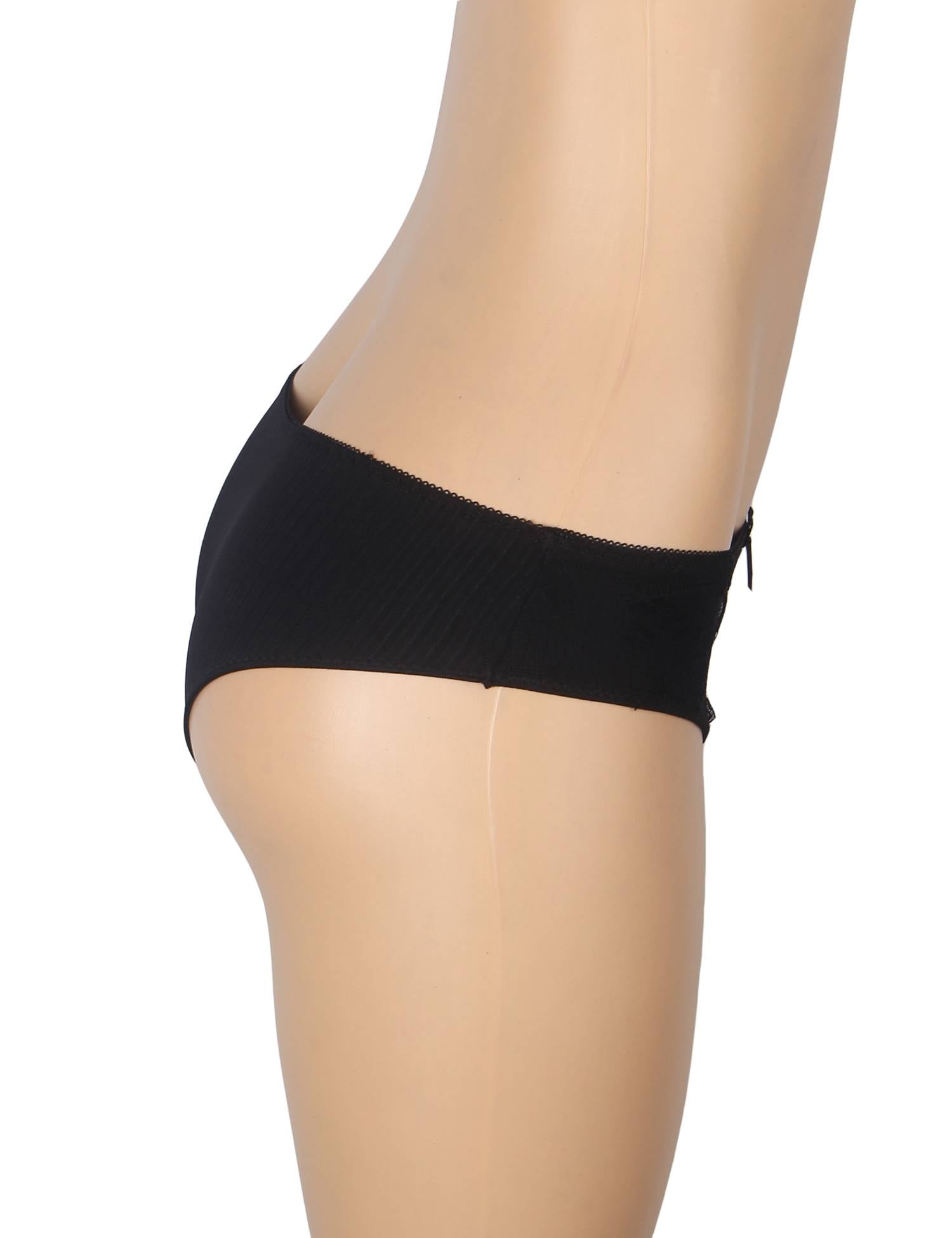 Velour & Co Women's Lace Knickers Black - Women's Underwear