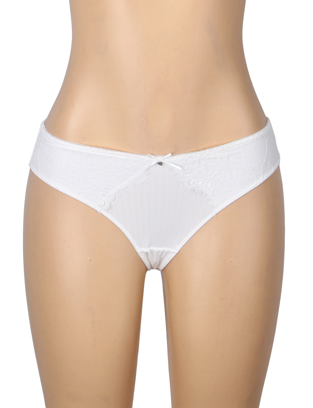 Velour & Co Women's Lace Knickers White - Women's Underwear