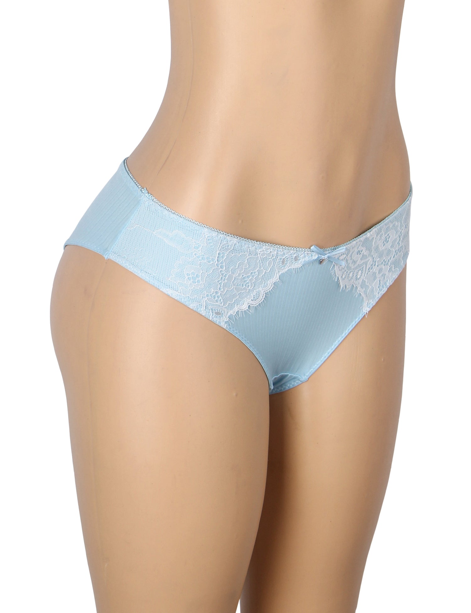 Velour & Co Women's Lace Knickers Blue - Women's Underwear