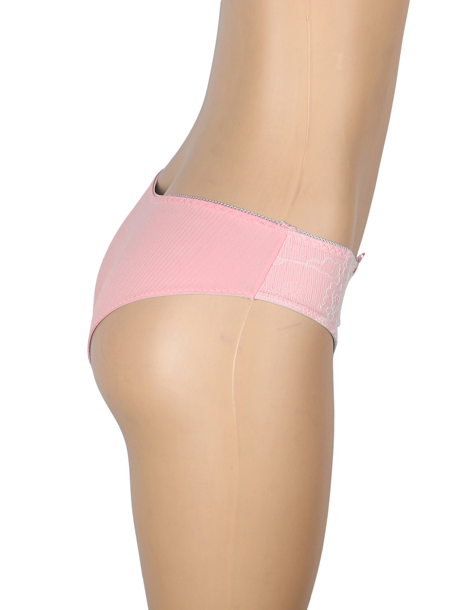 Velour & Co Women's Lace Knickers Pink - Women's Underwear