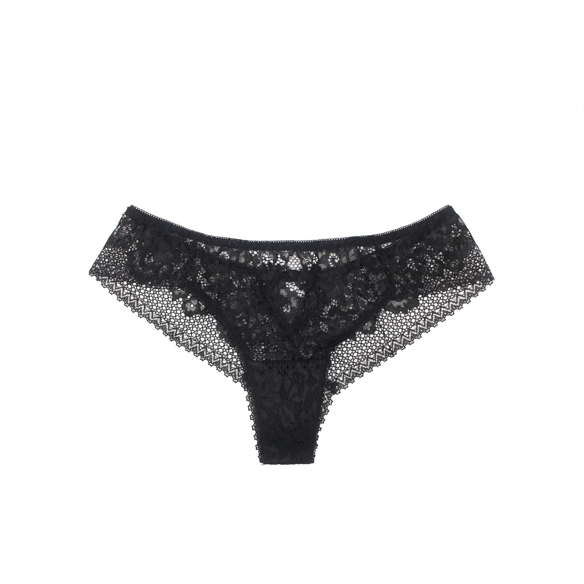 Velour & Co Women's Lace Knickers Black - Women's Underwear