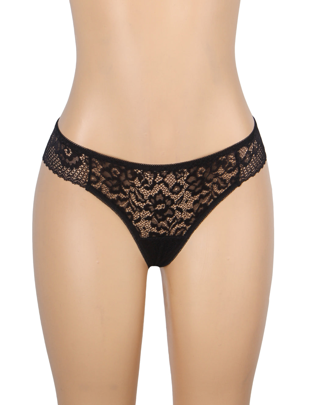 Velour & Co Women's Lace Knickers Black - Women's Underwear