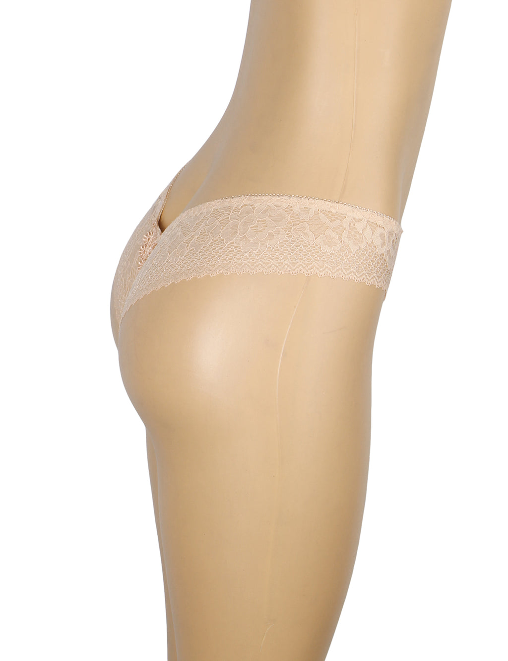 Velour & Co Women's Lace Knickers Nude - Women's Underwear