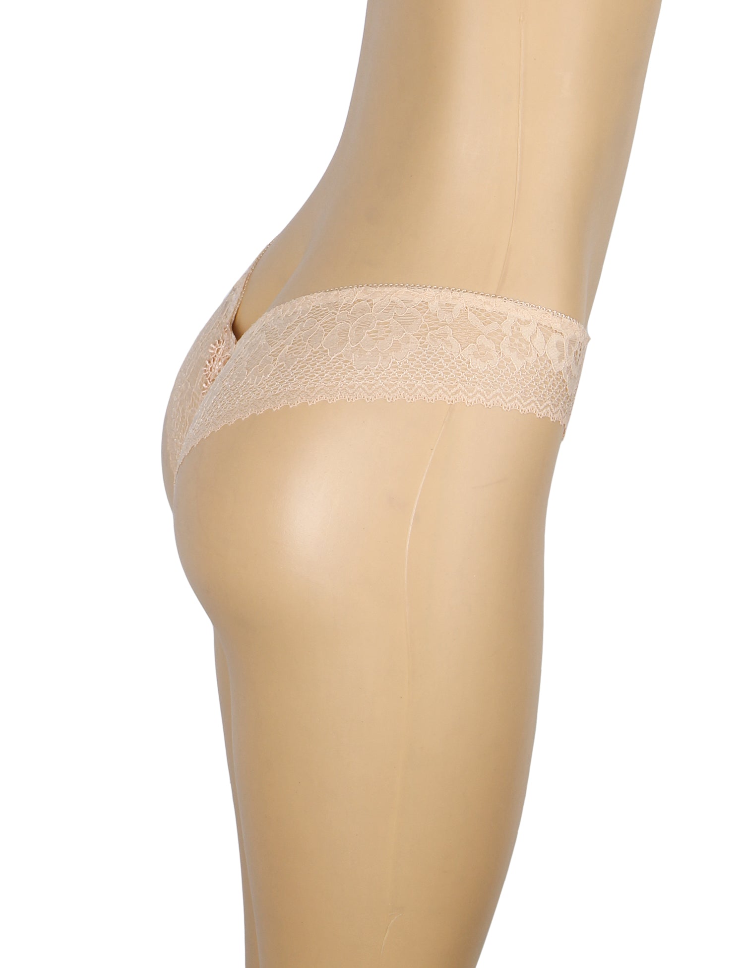Velour & Co Women's Lace Knickers Nude - Women's Underwear