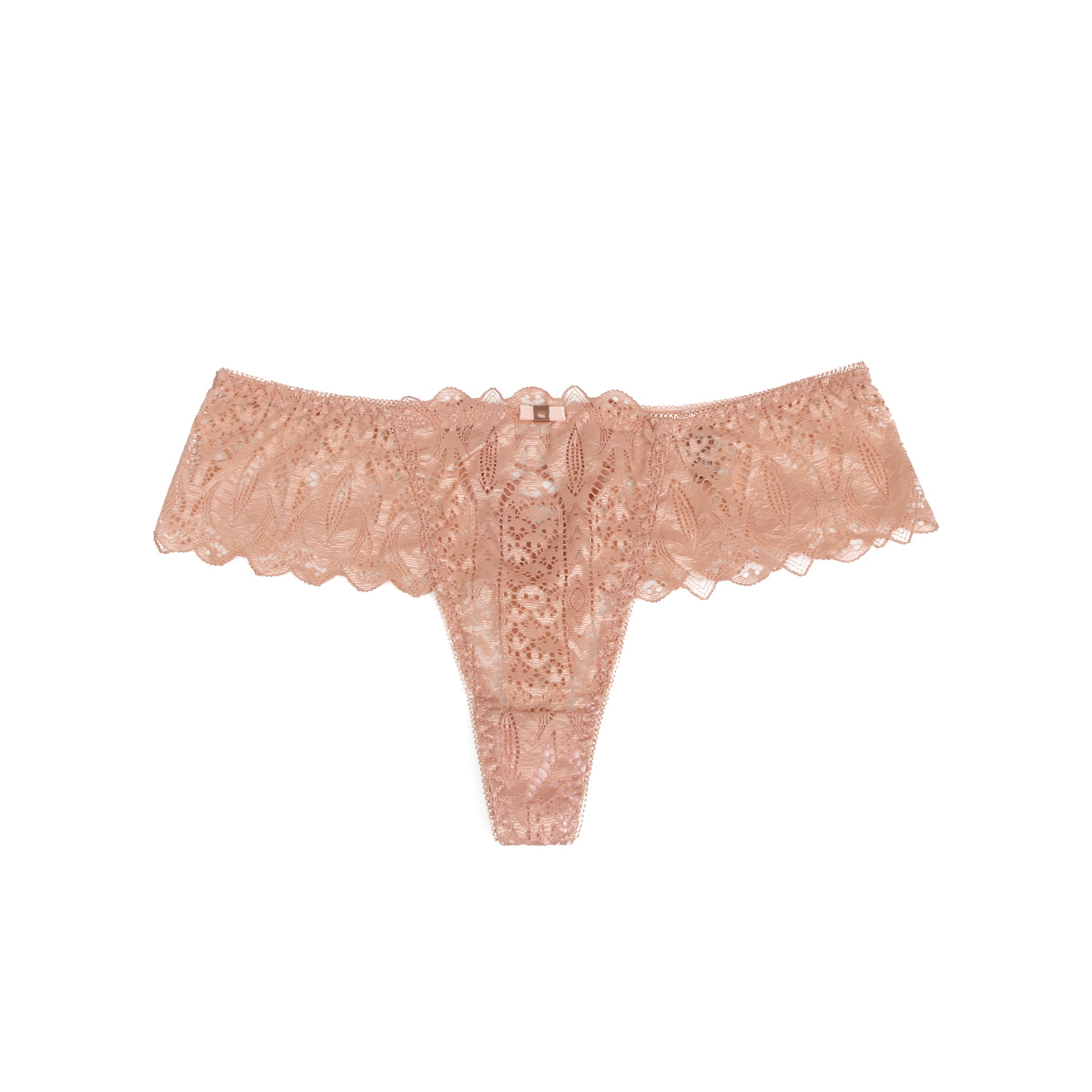 Velour & Co Women's Lace Knickers Pink - Women's Underwear