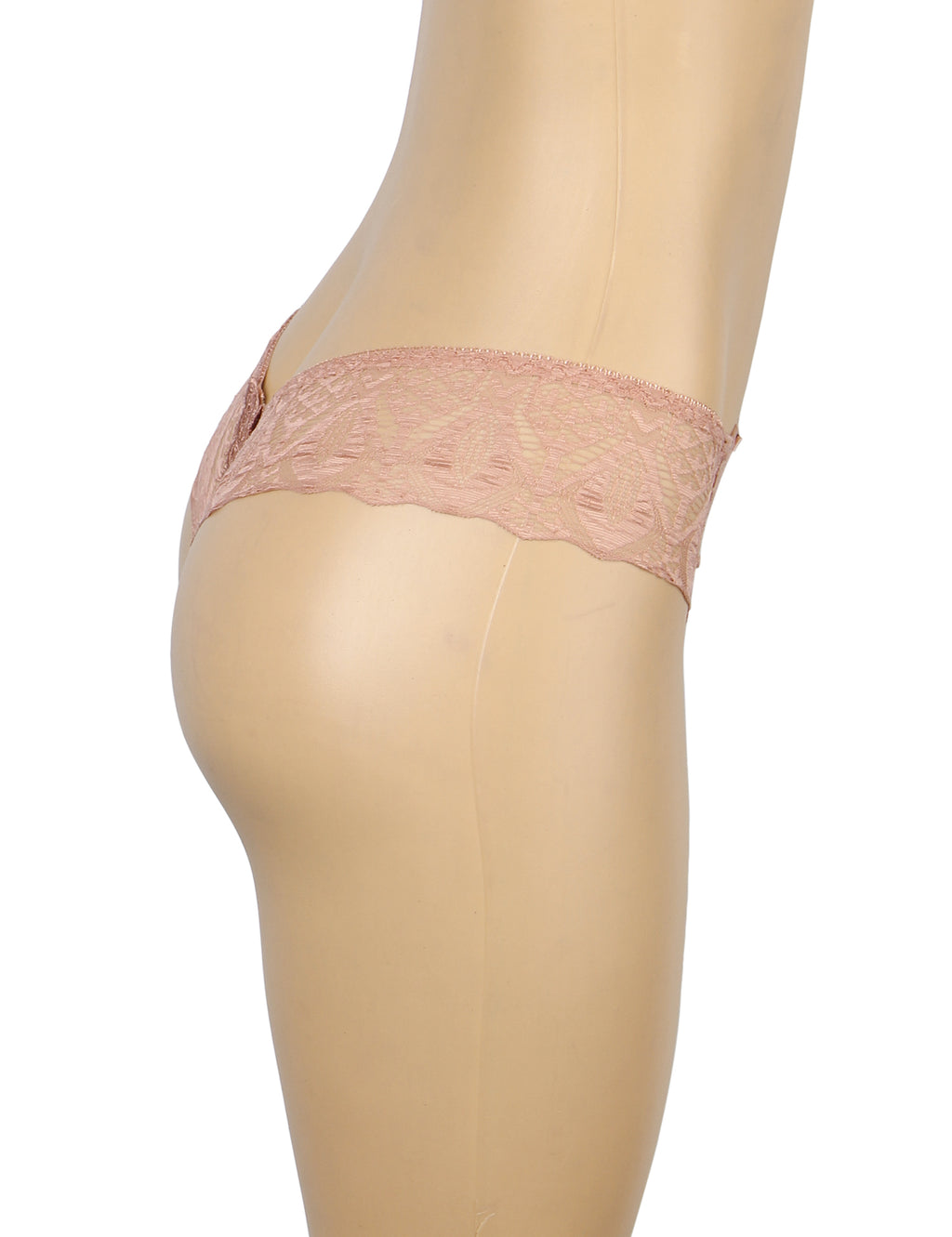 Velour & Co Women's Lace Knickers Pink - Women's Underwear