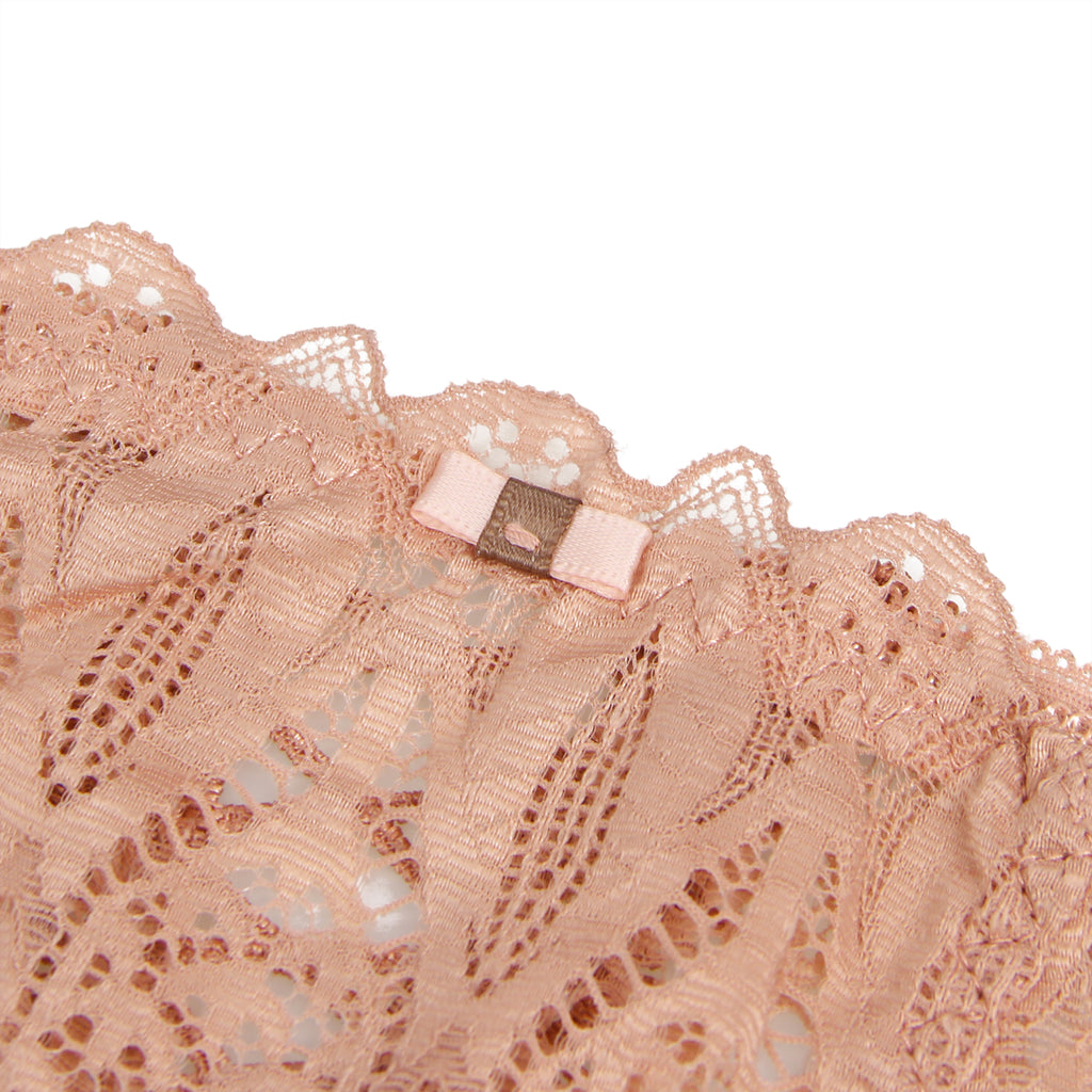 Velour & Co Women's Lace Knickers Pink - Women's Underwear