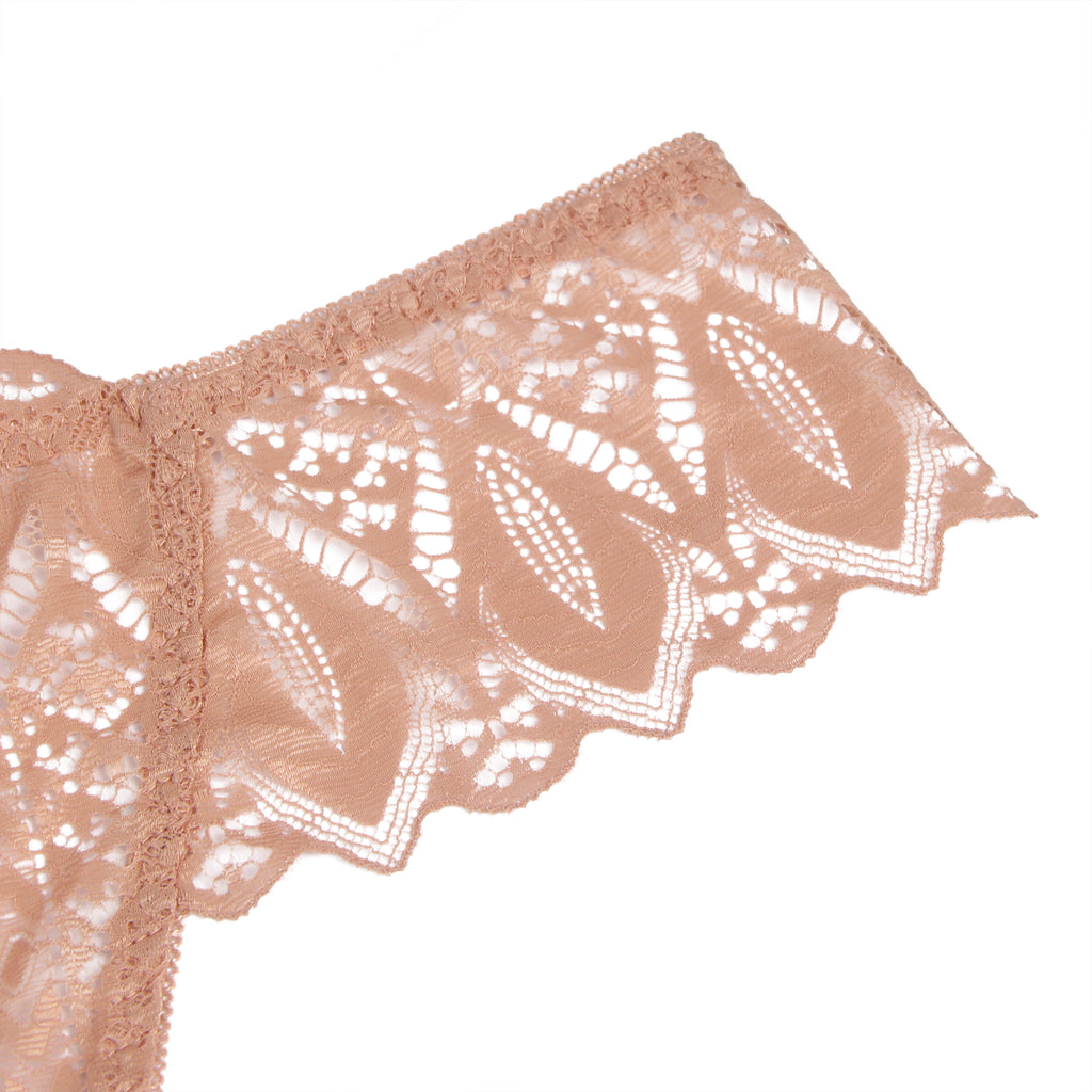 Velour & Co Women's Lace Knickers Pink - Women's Underwear
