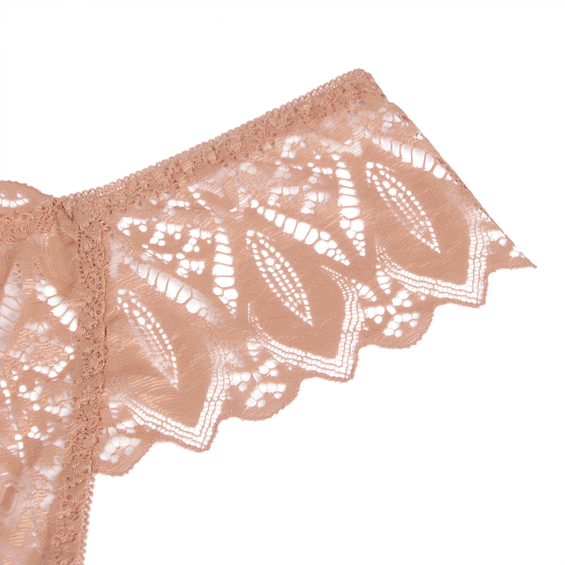 Velour & Co Women's Lace Knickers Pink - Women's Underwear